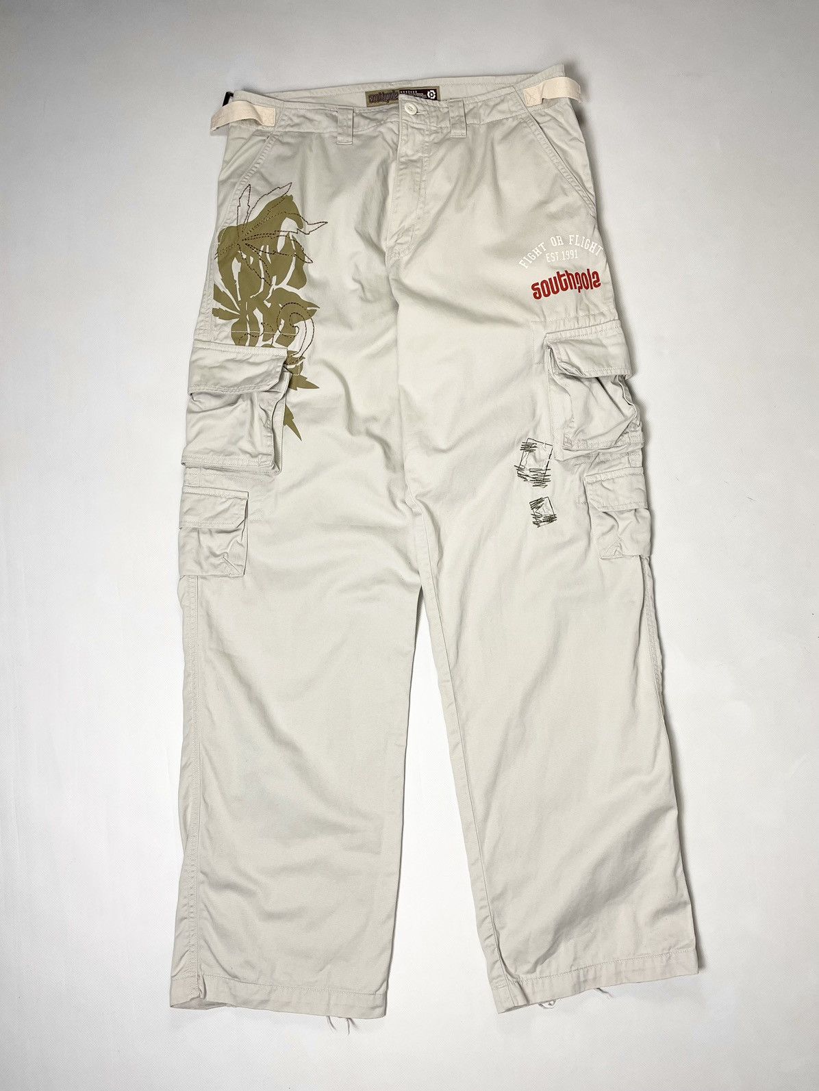 Southpole South Pole 🪘 Vintage Surfing Hip Hop Cargo Pants Size US 34 / EU 50 - 3 Thumbnail