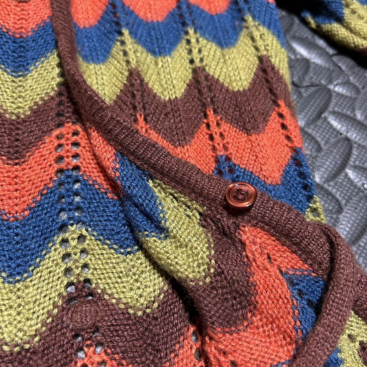 Designer × Other Design History Cardigan Knit Sweater Crochet Belted Small Size S / US 4 / IT 40 - 8 Thumbnail