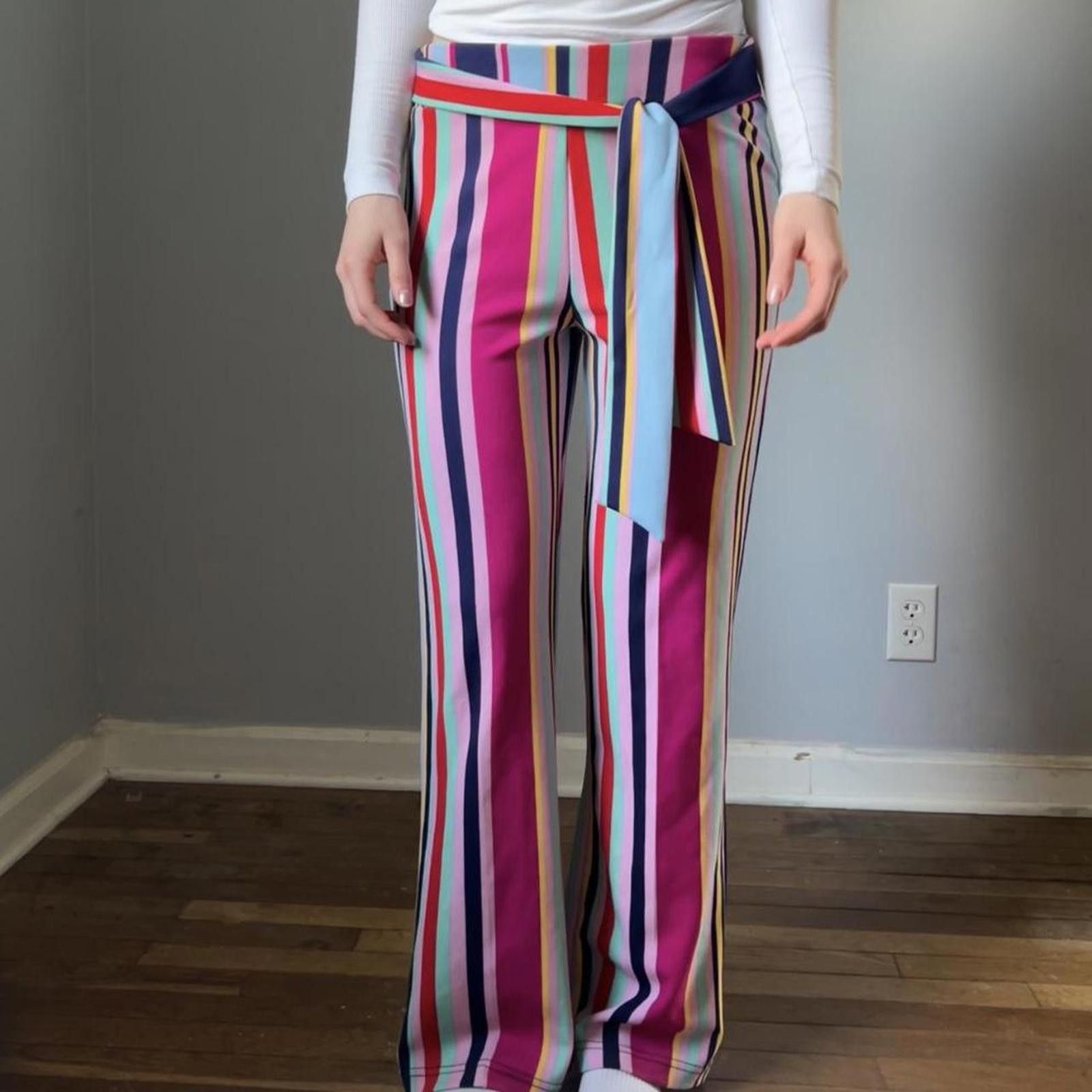 Fashion Nova Fashion Nova Women's Multi Trousers Size 28" / US 6 / IT 42 - 6 Thumbnail