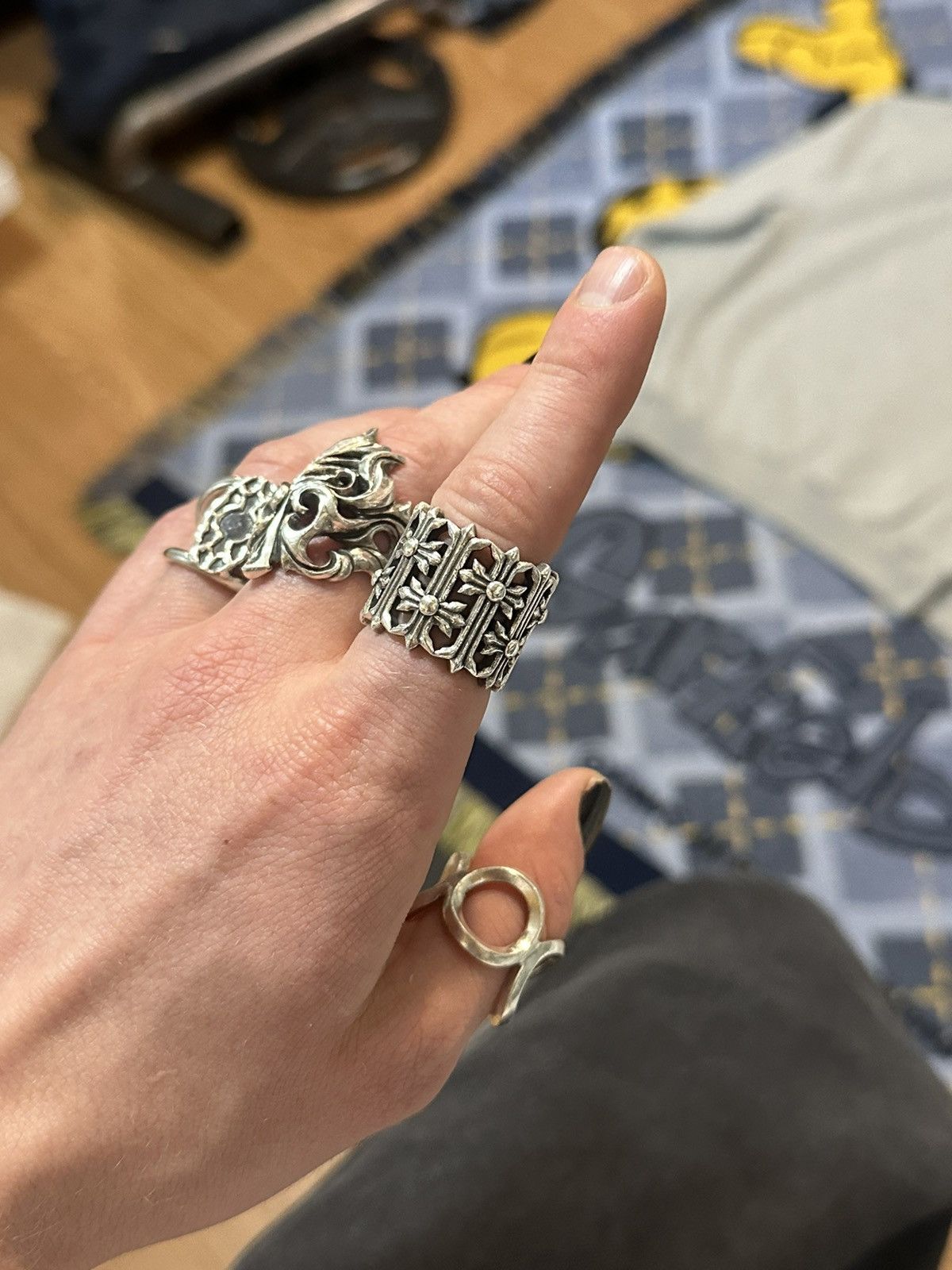 Jewelry Jotte.925 Cemetery Ring Size ONE SIZE - 1 Thumbnail