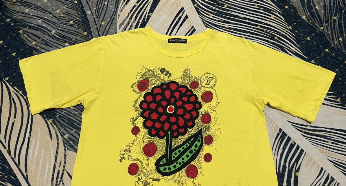 Designer × Japanese Brand × Vintage Vintage 24 Hour Television Yayoi Kusama x Satoshi Ohno Size US XL / EU 56 / 4 - 6 Thumbnail
