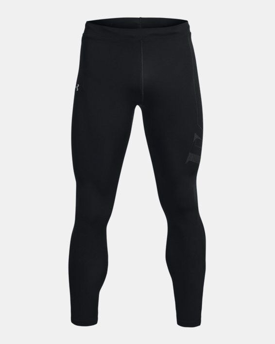 Under Armour Under Armour Men HeatGear Compression Black Running Leggings Size US 34 / EU 50 - 1 Thumbnail