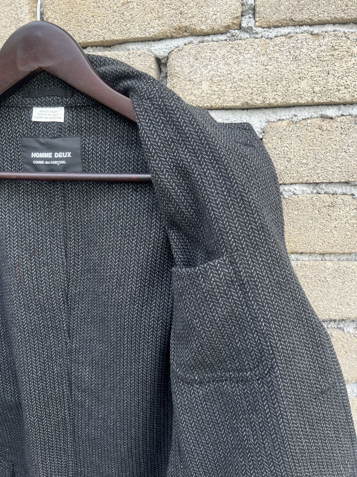 Comme des Garcons Homme Comme des Garcons Homme Deux Blazer Size US XS / EU 42 / 0 - 10 Thumbnail