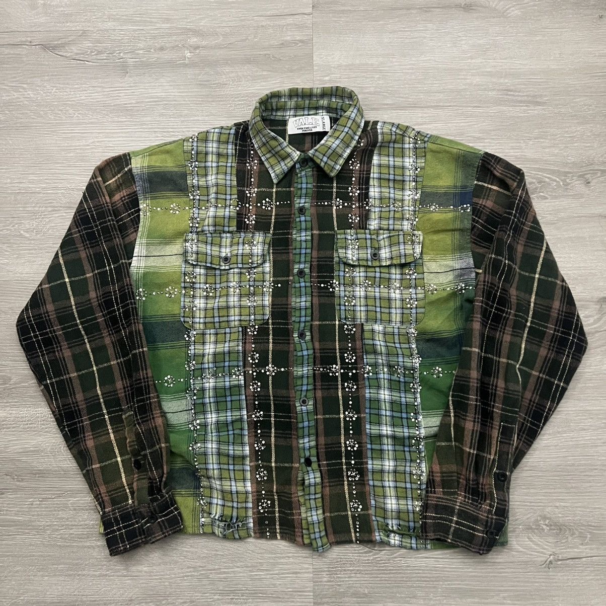 Vale Vale Forever Rhinestone Flannel Frankenstein Size US XL / EU 56 / 4 - 2 Thumbnail