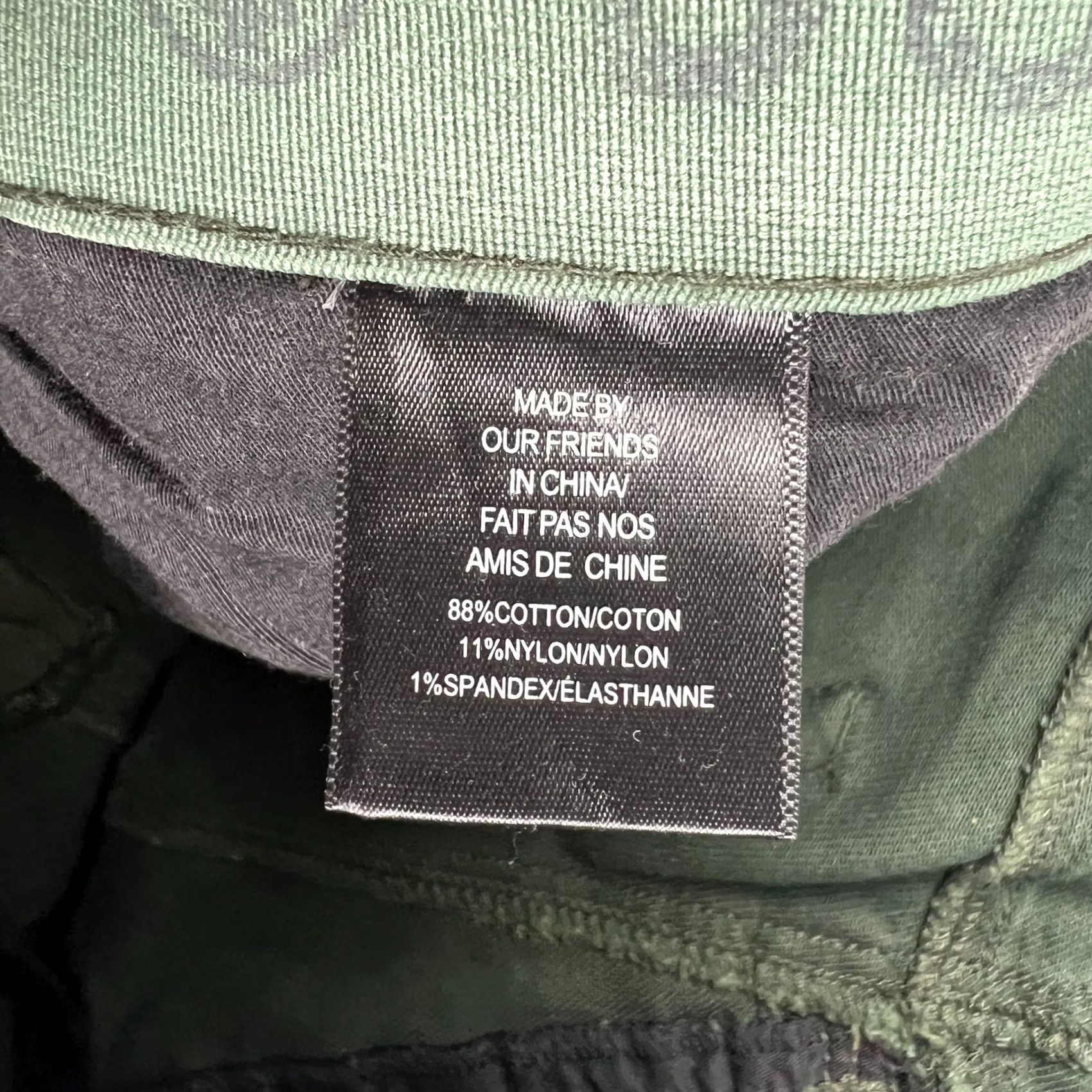 Vintage Dovetail Workwear Shop Pants Stretch Canvas Cargo 34x30 Womens 6 Green Utility Cargo Pants Straight Leg Womens 6 Green Size 28" / US 6 / IT 42 - 4 Thumbnail