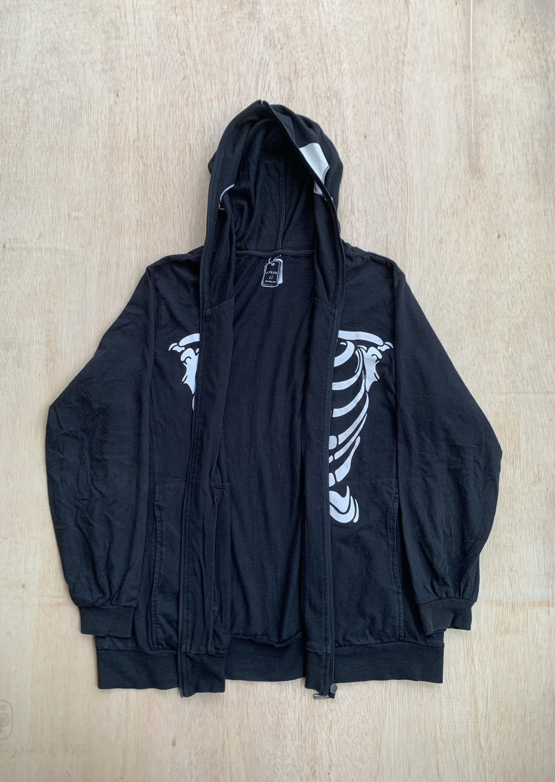 If Six Was Nine × Japanese Brand × Le Grande Bleu (L.G.B.) Eco Junior Poem Skull Ifsixwasnine Lgb style Hoodie Size US M / EU 48-50 / 2 - 4 Thumbnail