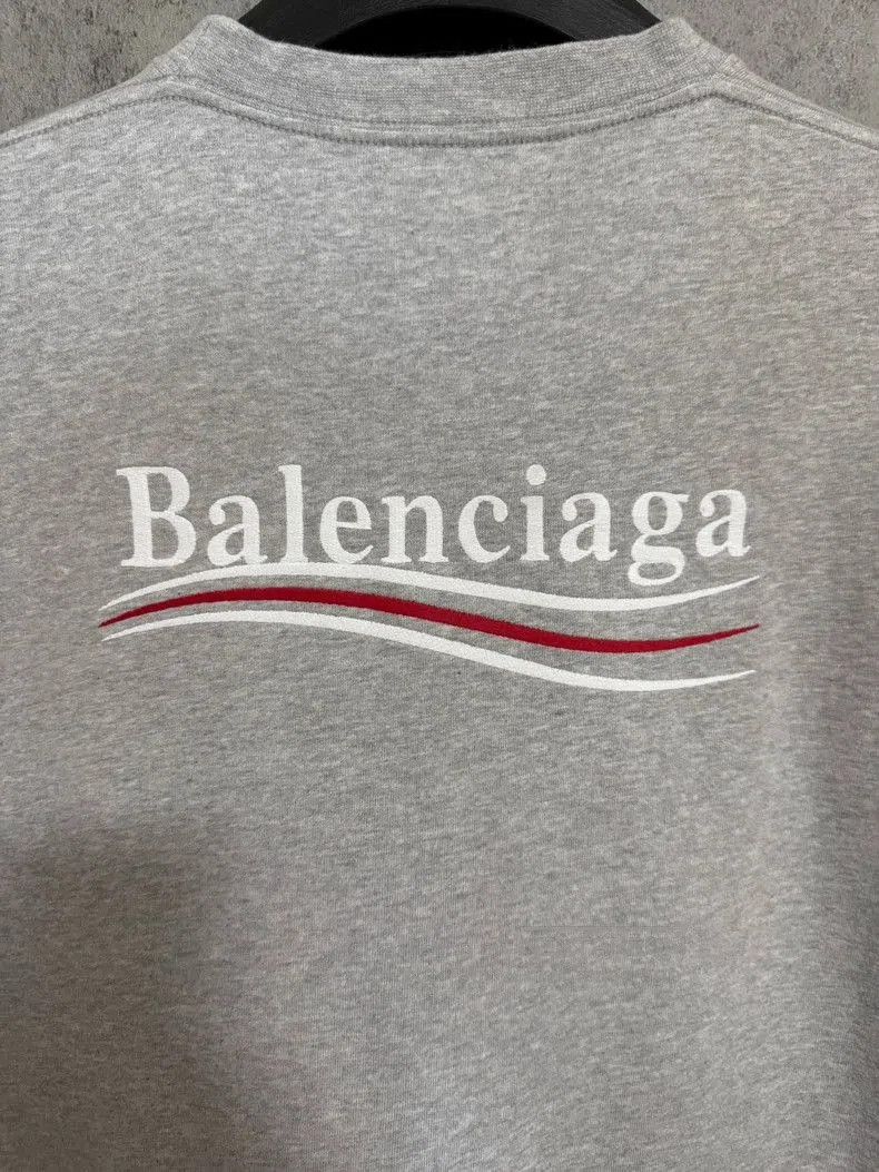 Balenciaga Balenciaga Gray Embroidered Cola T-shirt. Size US M / EU 48-50 / 2 - 8 Thumbnail