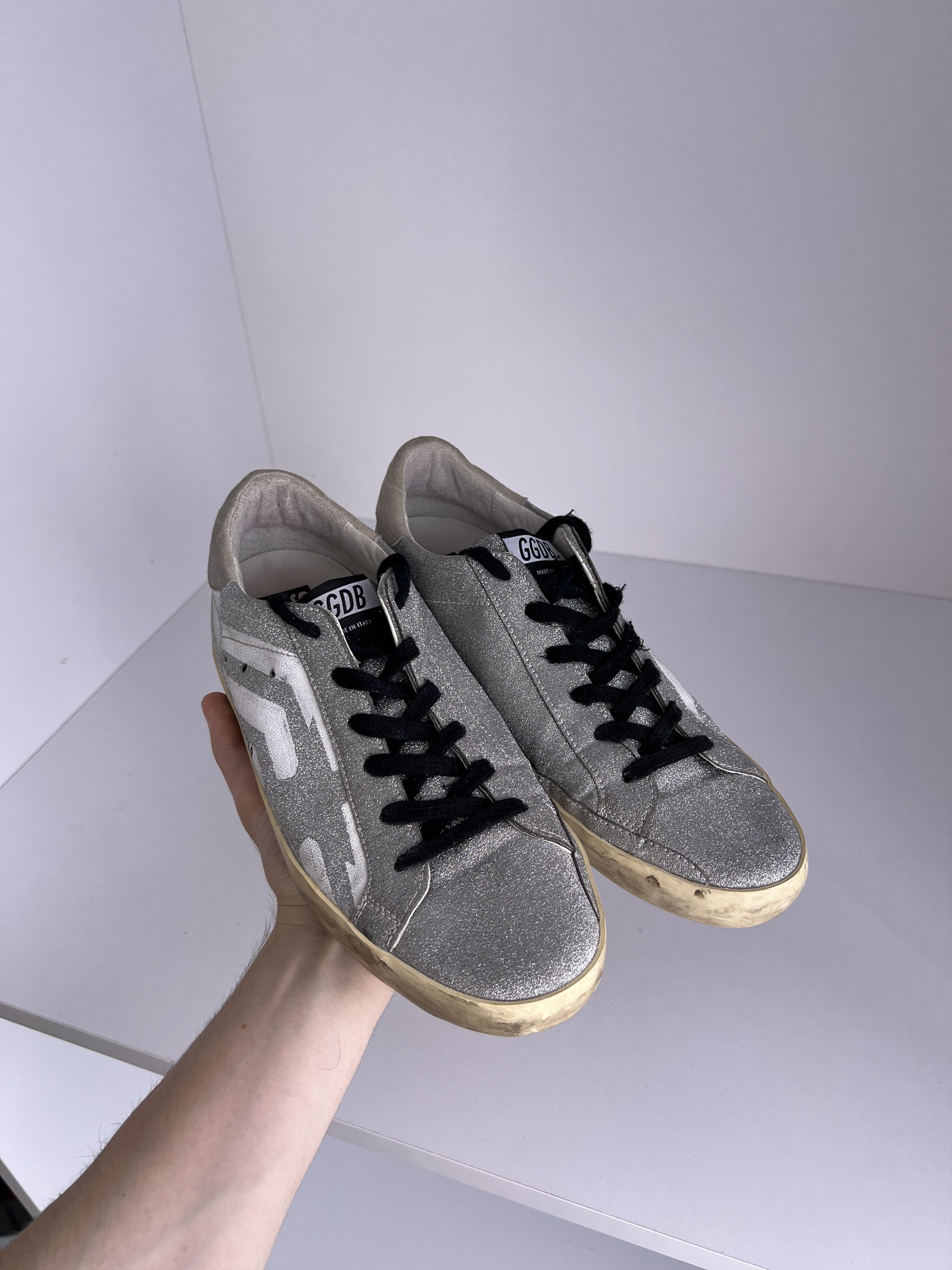 Golden Goose × Vintage Vintage GOLDEN GOOSE Superstar Sneakers Size US 7 / EU 40 - 1 Thumbnail