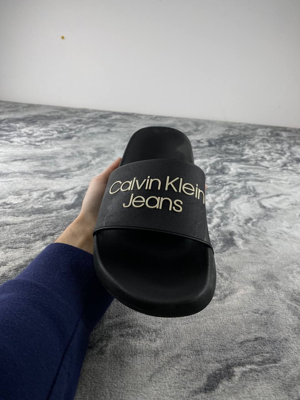 Calvin Klein Calvin Klein Jeans Slider Men Size 44 Black Size US 11 / EU 44 - 10 Thumbnail