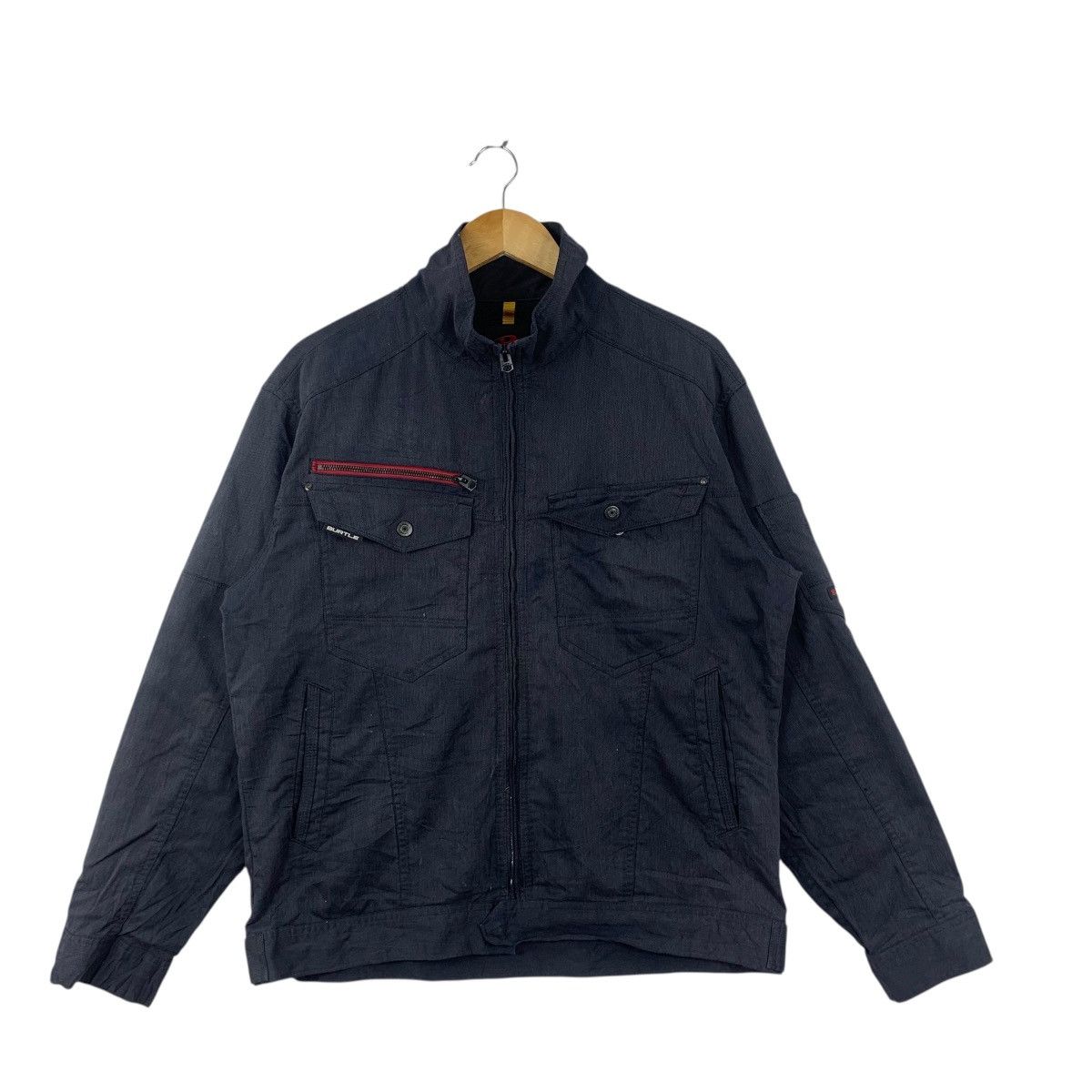 Vintage Vintage BURTLE WORKWEAR UNIFORM Technical Outdoor Jacket Size US XXL / EU 58 / 5 - 3 Thumbnail