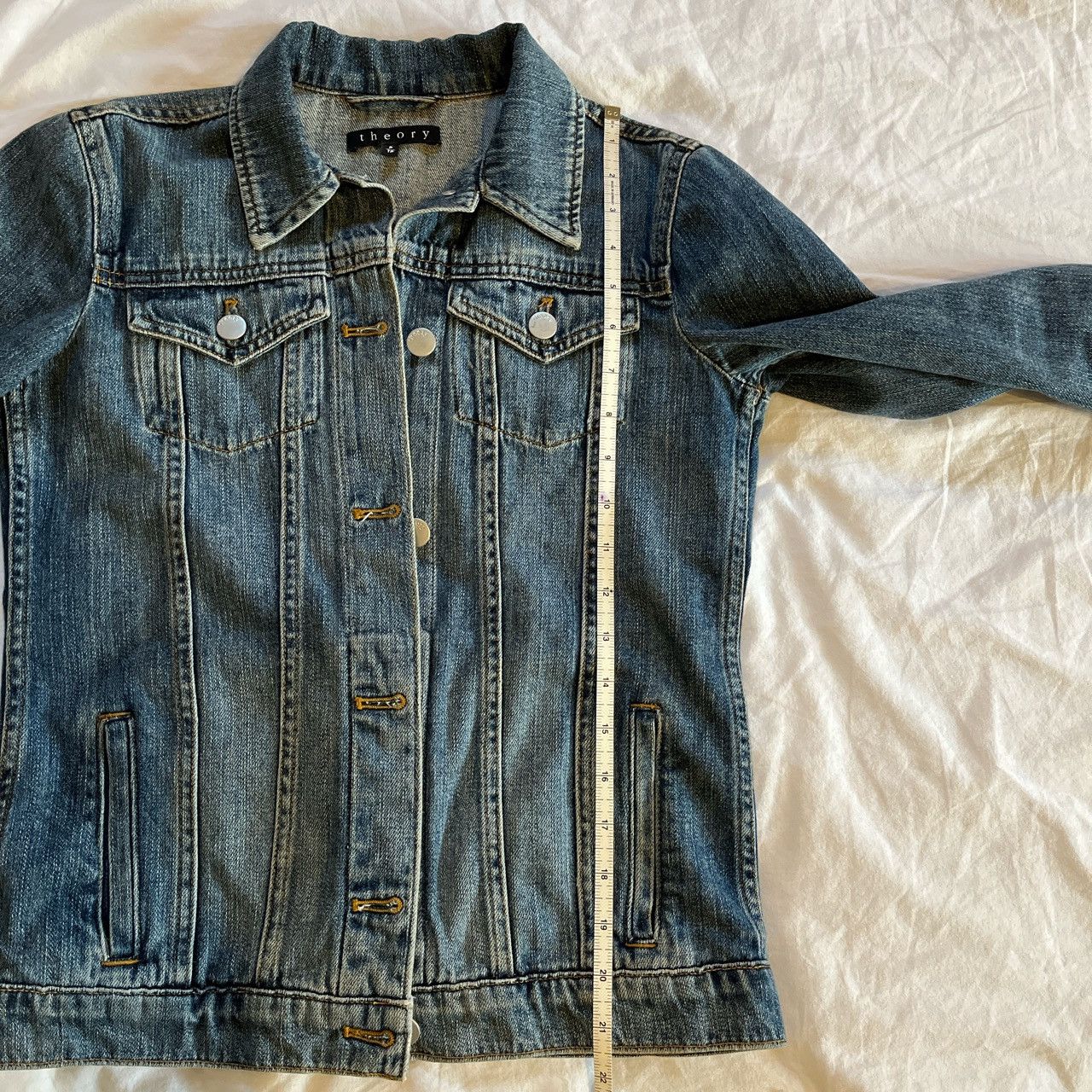Theory Theory Denim Jacket Size XS / US 0-2 / IT 36-38 - 5 Thumbnail