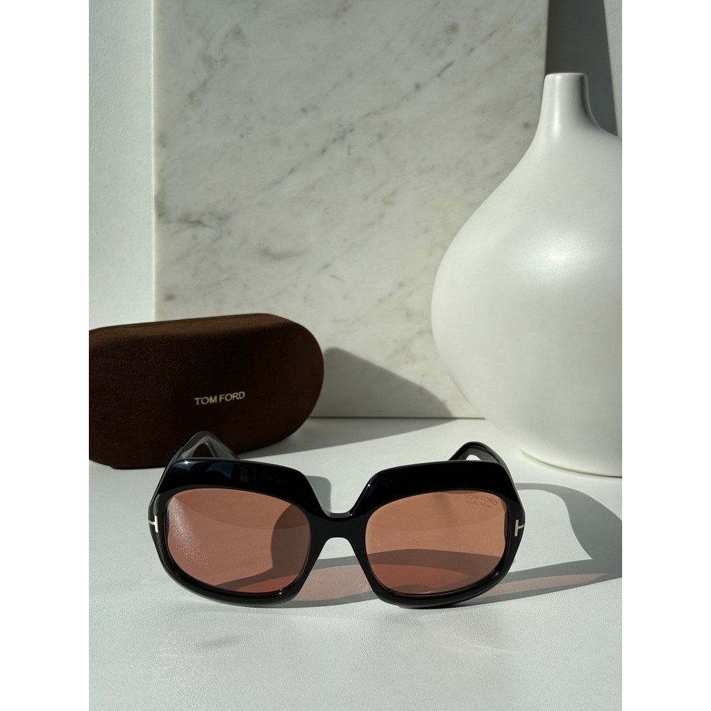 Tom Ford NEW Tom Ford FT1155 Ren Square Sunglasses Black Photochromic Size ONE SIZE - 3 Thumbnail