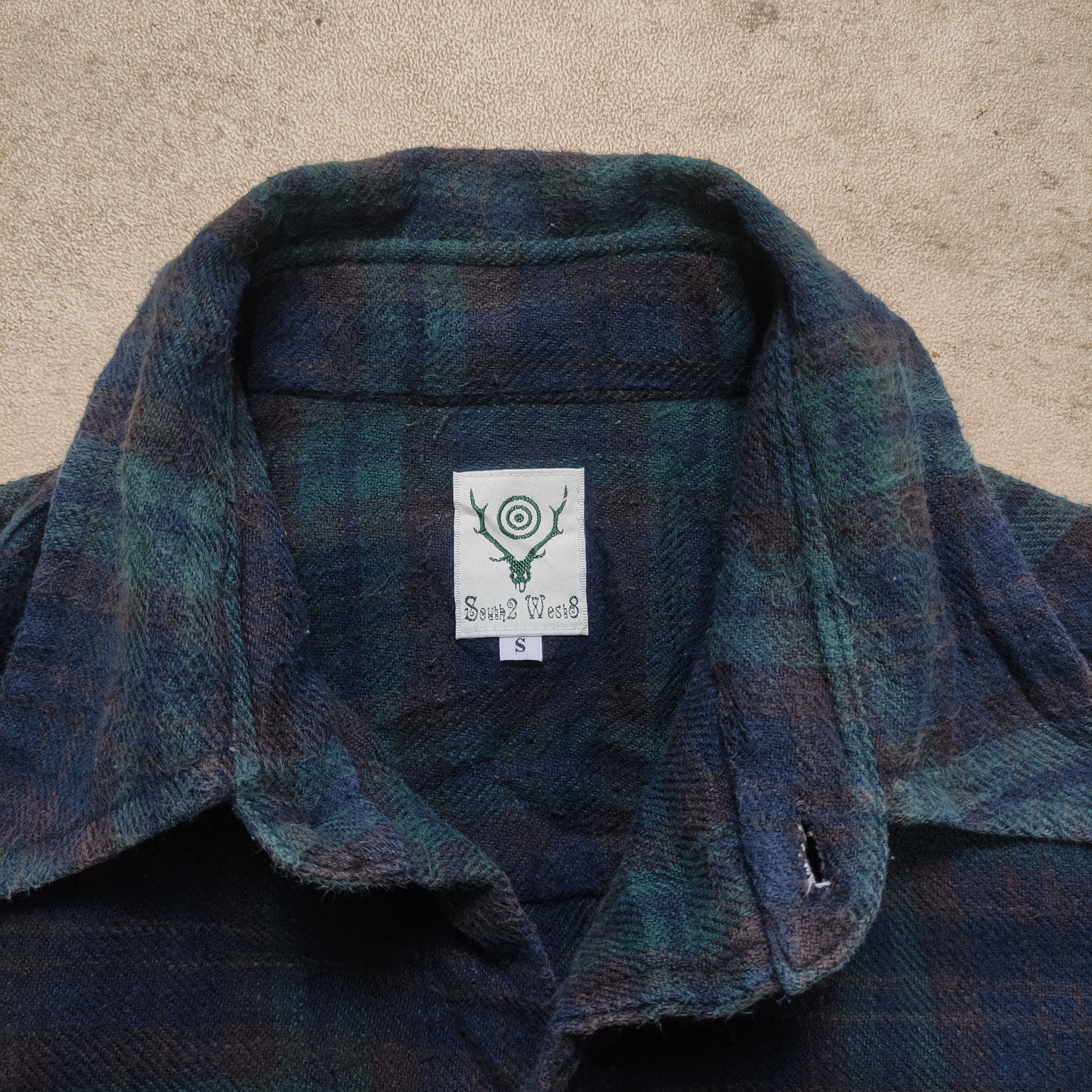 South2 West8 South2 West8 Flannel Shirt by Nepenthes Size US S / EU 44-46 / 1 - 5 Thumbnail