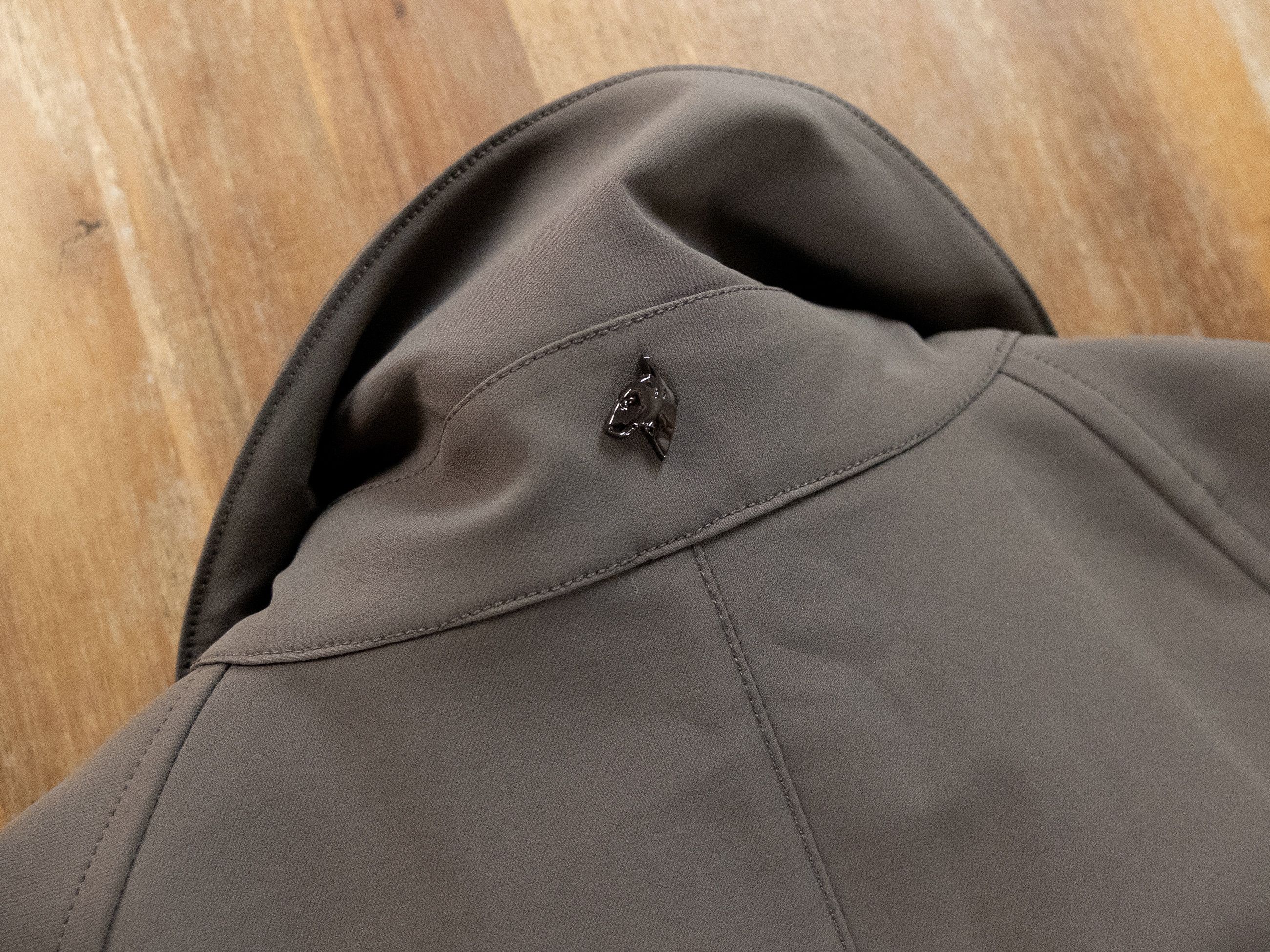 MONTECORE Italy khaki green nylon coat jacket Large