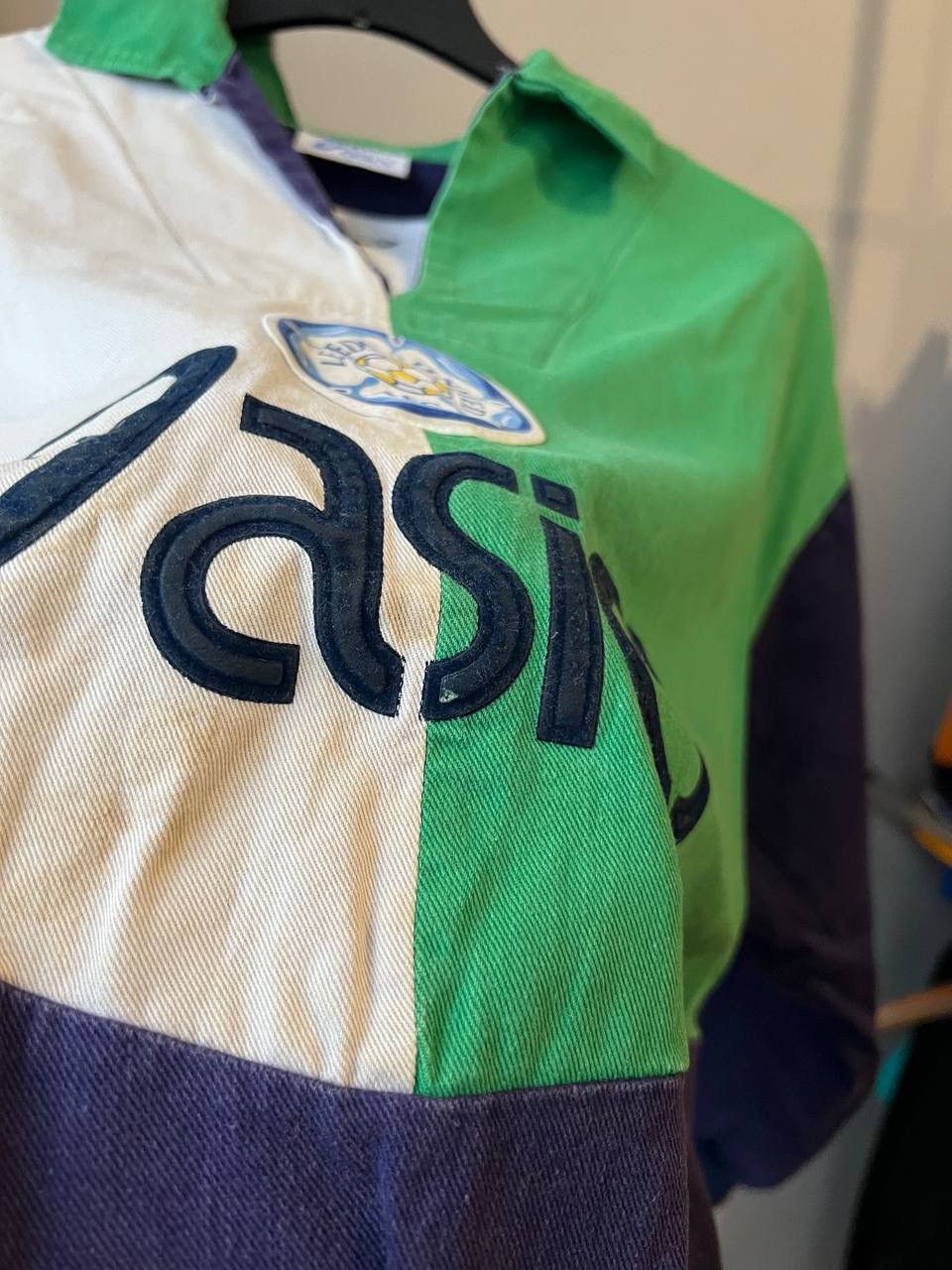 Asics VERY RARE 1993/94 LEEDS UNITED DRILL TRACK JACKET SIZE S Size US S / EU 44-46 / 1 - 7 Thumbnail