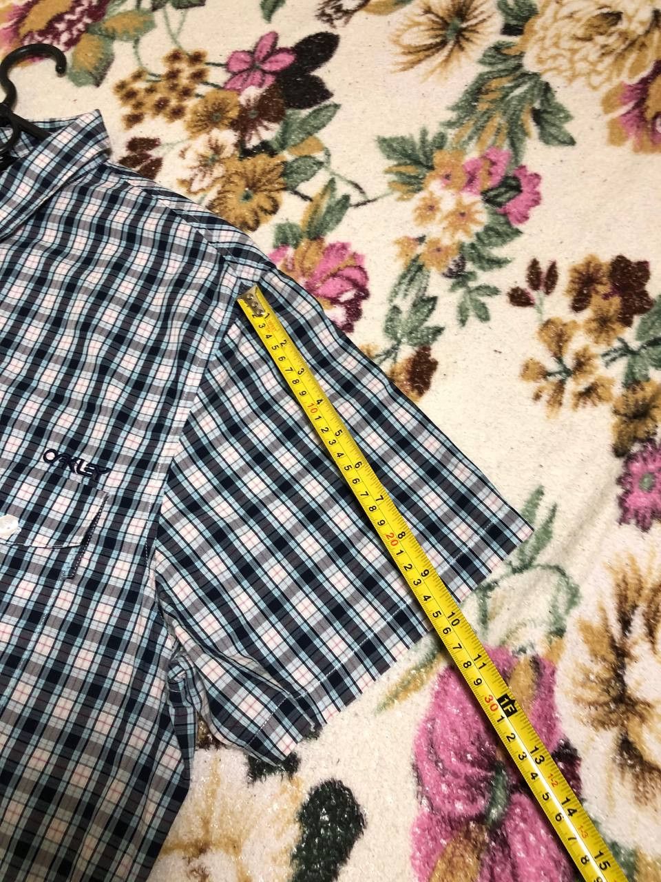 Oakley Oakley Plaid Short Sleeve Button Down Shirt Size US XXL / EU 58 / 5 - 6 Thumbnail