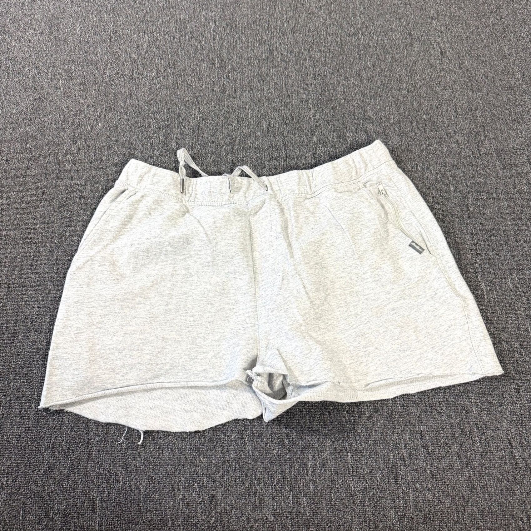 Eddie Bauer VINTAGE Eddie Bauer Grey Cut Off Shorts Women’s Large Fray Sweat Casual Y2k Boyfriend Style Size 36" / US 14 / IT 50 - 2 Thumbnail