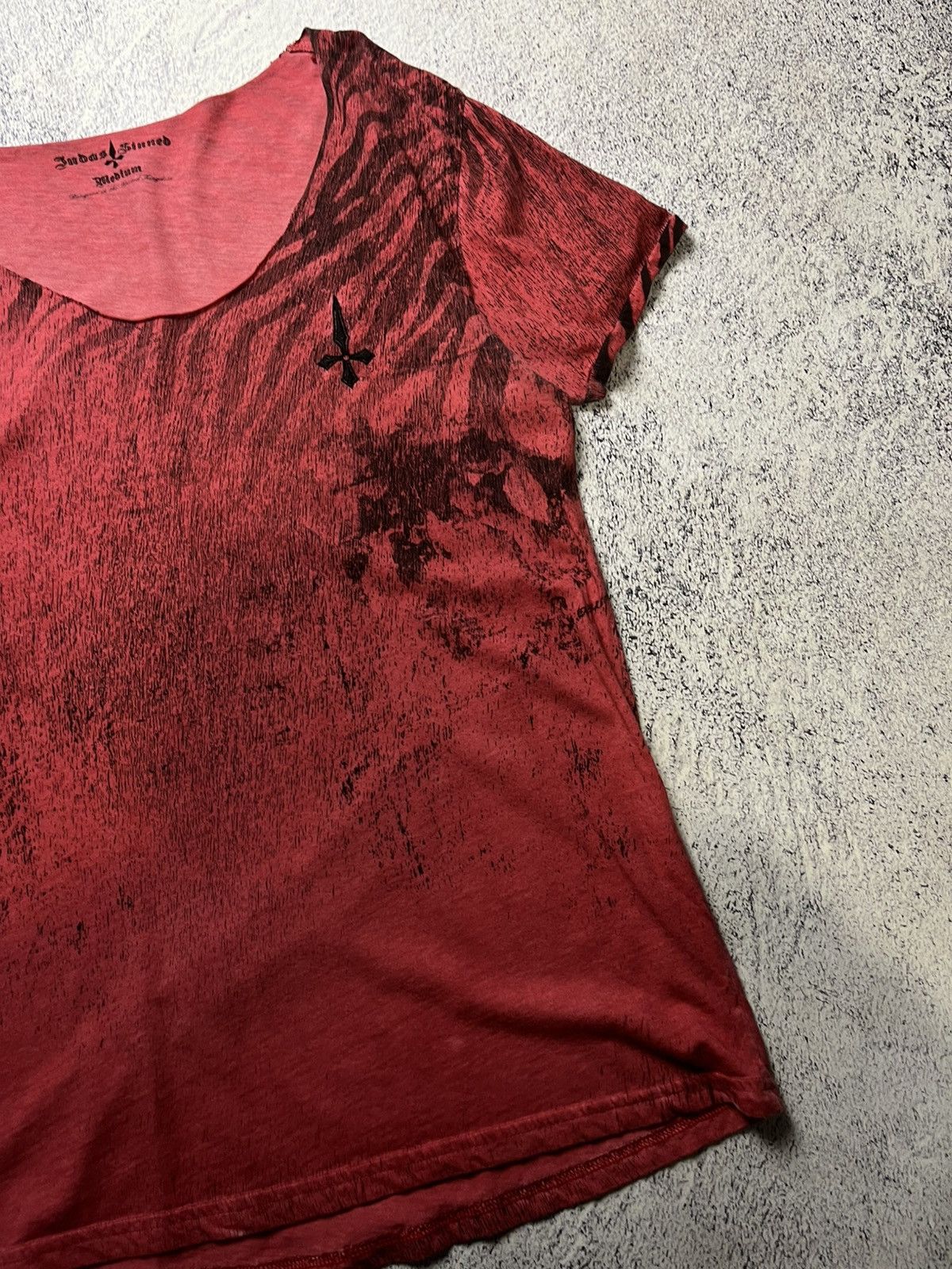 Vintage Vintage Judas Sinned Affliction Style Y2K Streetwear Tee Size US M / EU 48-50 / 2 - 7 Thumbnail