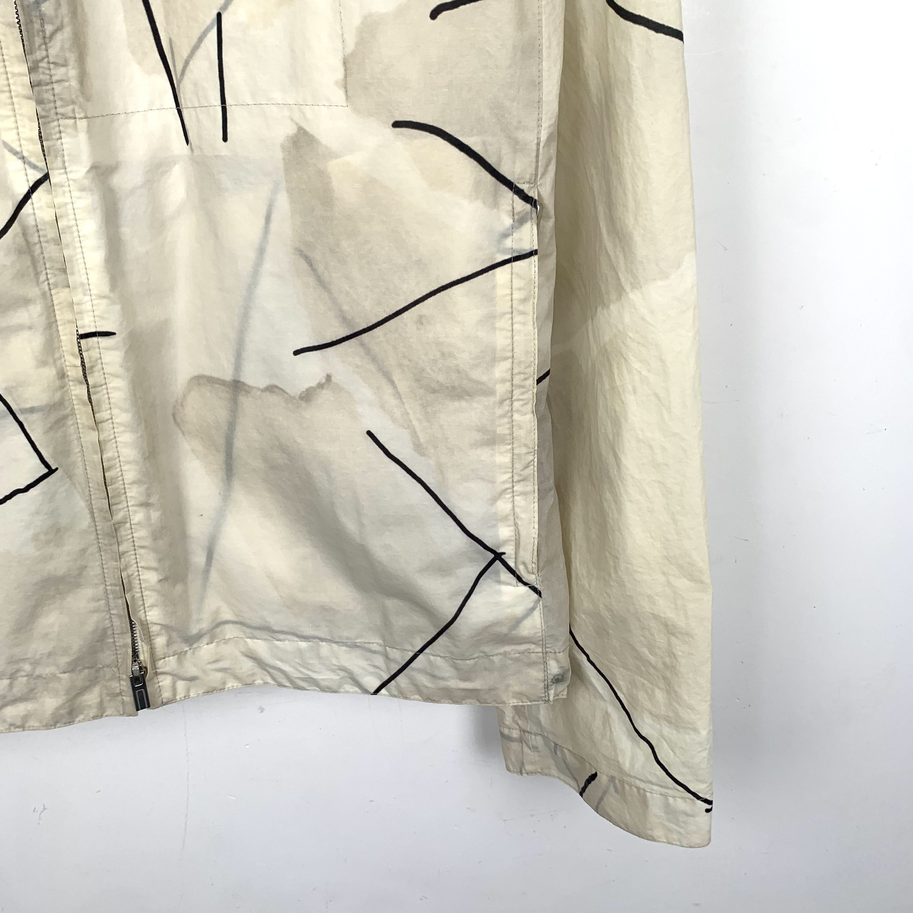 Hermes Hermes Beige Printed Cotton Hoodie Zip Jacket L (Size 50) Size L / US 10 / IT 46 - 9 Thumbnail