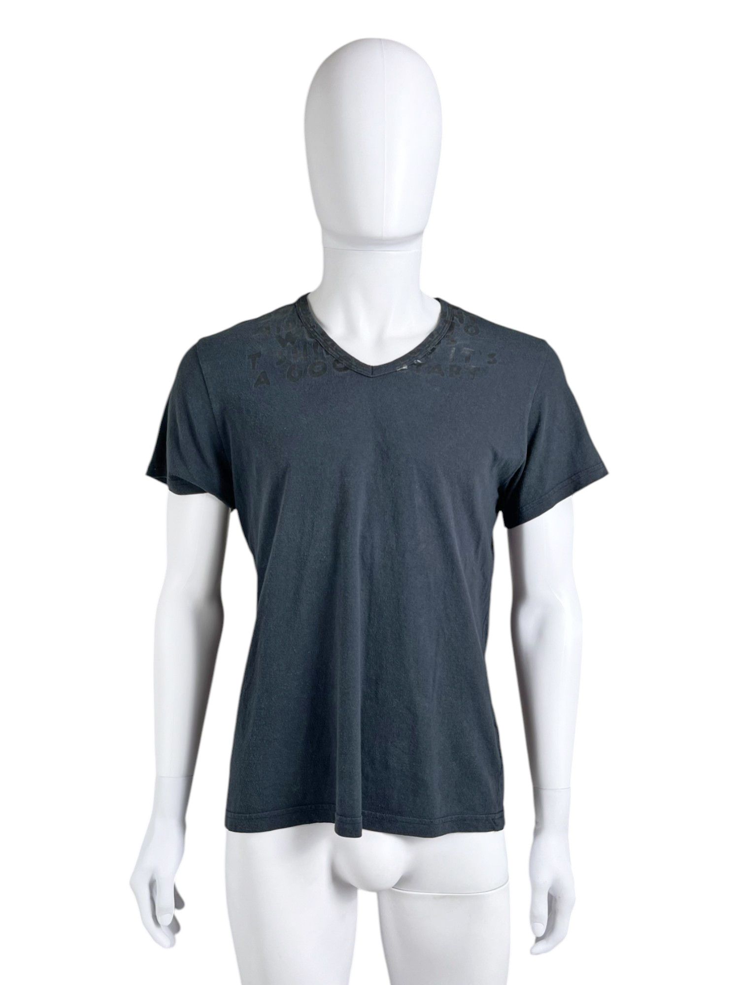 Maison Margiela Martin Margiela AIDS Charity Black Tee Size US M / EU 48-50 / 2 - 1 Thumbnail