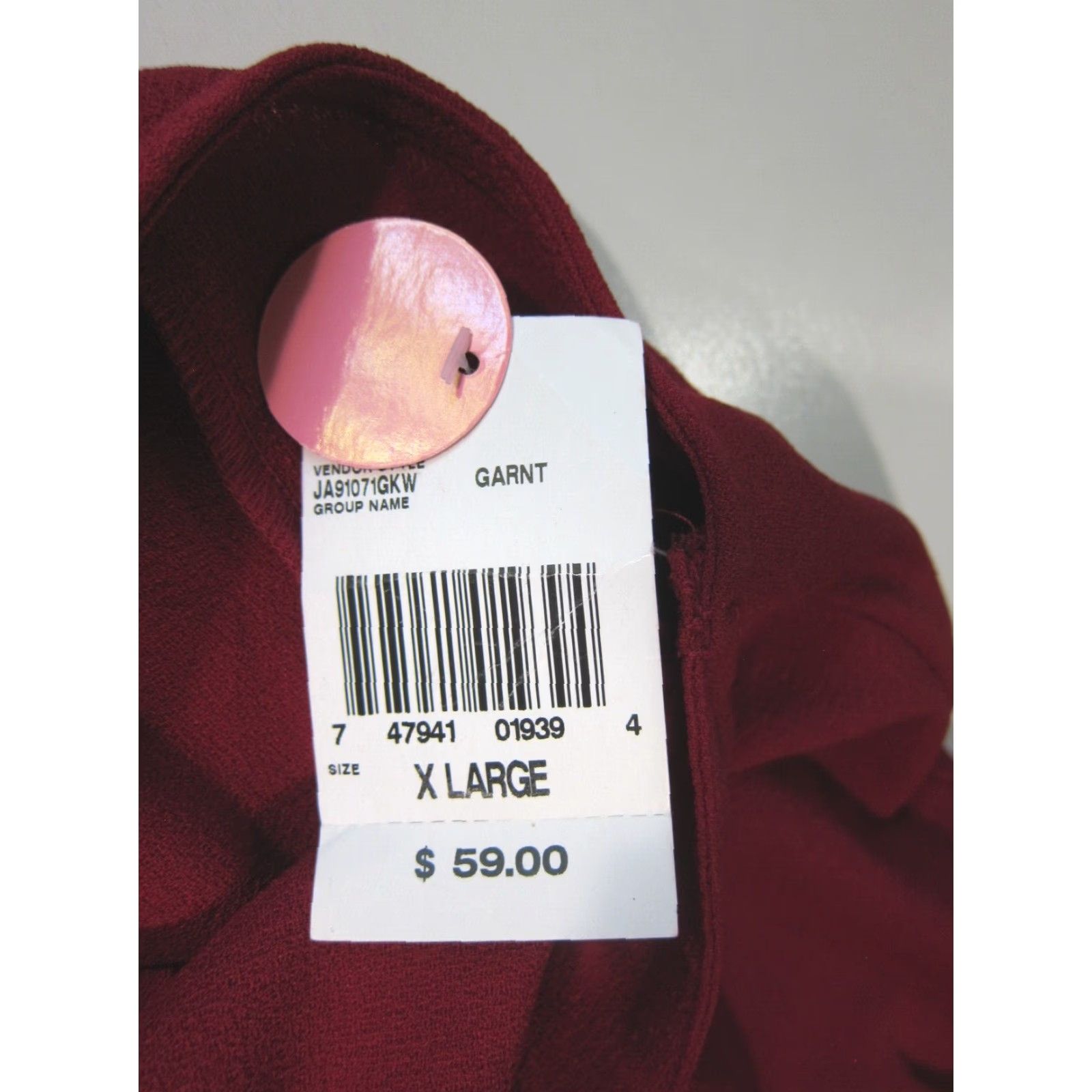 Vintage NWT Speechless Red Sleeveless Tank Dress Drop Waist High Neck Pocket XL Size XL / US 12-14 / IT 48-50 - 4 Thumbnail