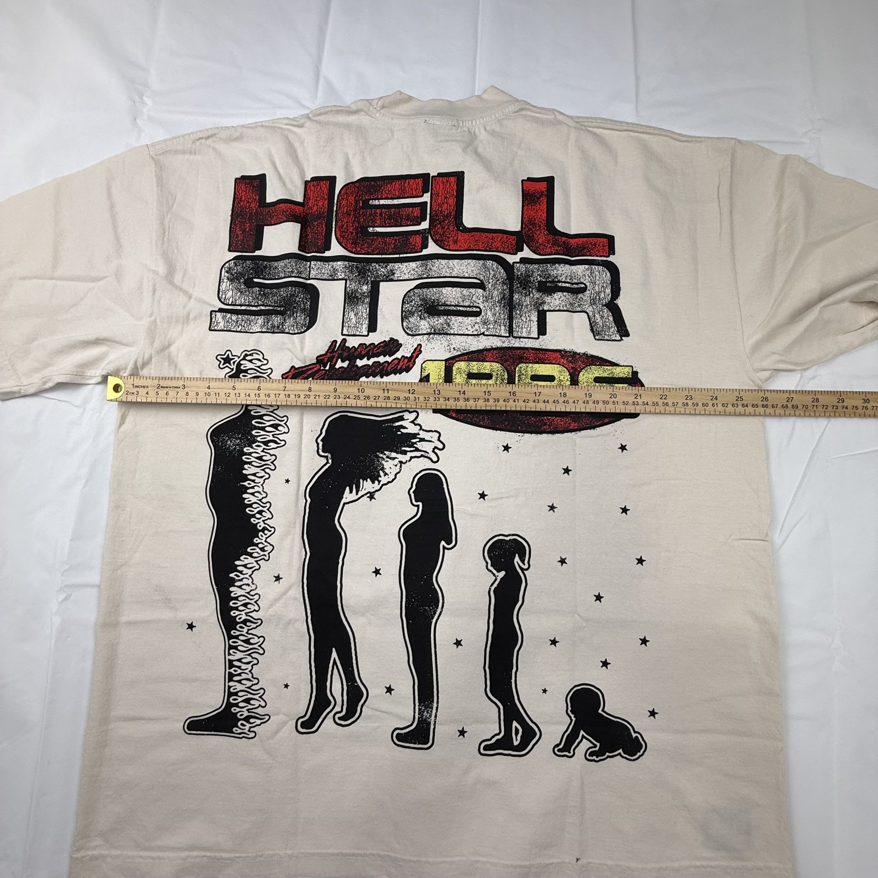 HELLSTAR Hellstar Overseas Fall 2023 Exclusive Brain Graphic T-Shirt Size US XXL / EU 58 / 5 - 8 Thumbnail