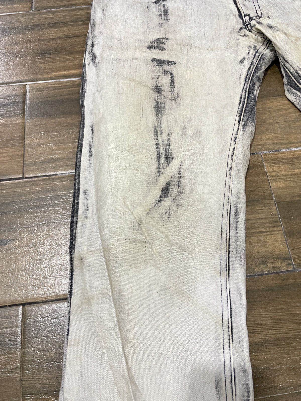 Japanese Brand × Vintage Edge Rupert flare with Printed Denim Size US 34 / EU 50 - 3 Thumbnail