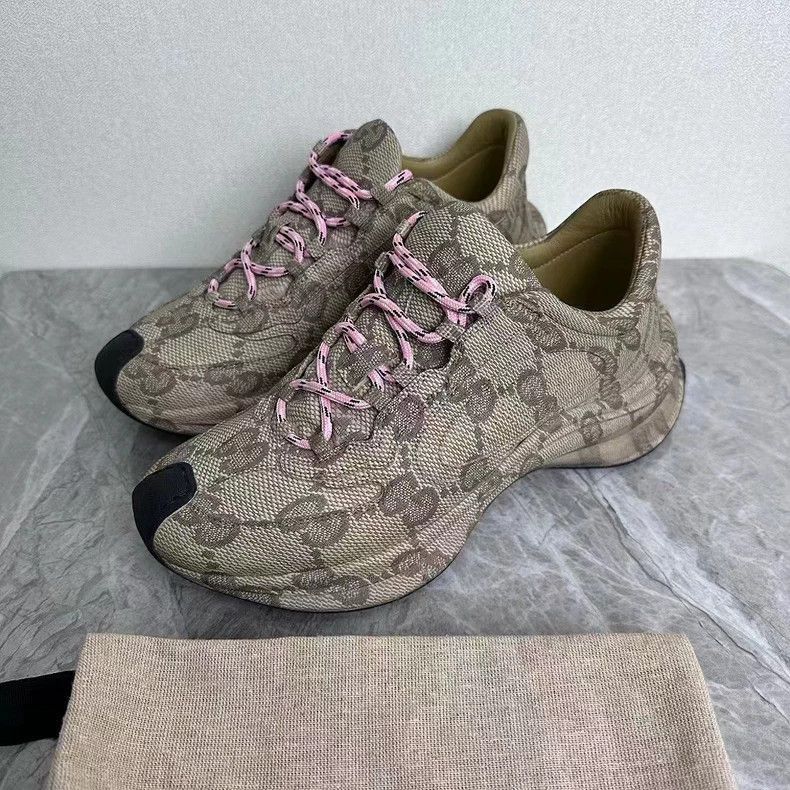 Gucci Gucci RUN Low Top Casual Sneakers-2505 Size US 5.5 / EU 38 - 2 Thumbnail
