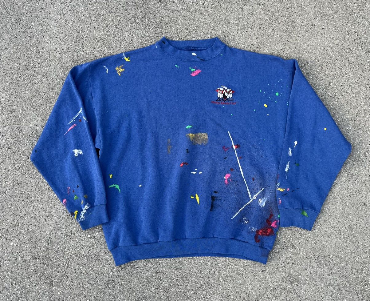 Vintage Vintage AMF Bowling Crewneck Sweatshirt Always Means Fun Size US L / EU 52-54 / 3 - 1 Thumbnail