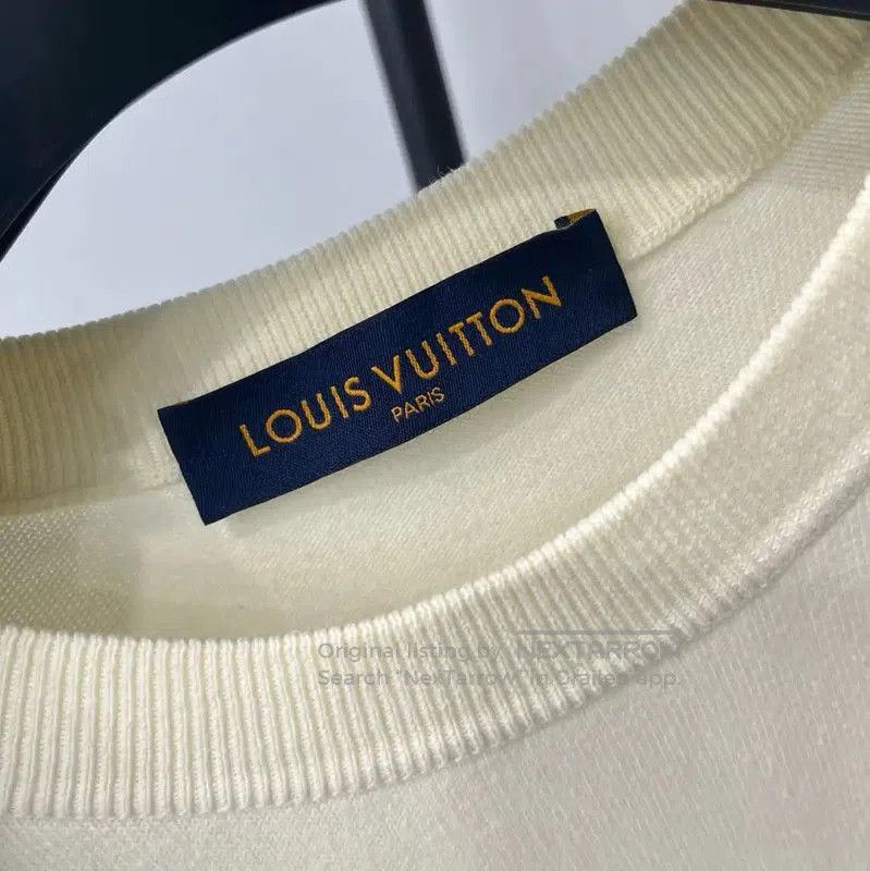 Louis Vuitton Louis Vuitton Summer Cream Cotton T. Size S / US 4 / IT 40 - 3 Thumbnail