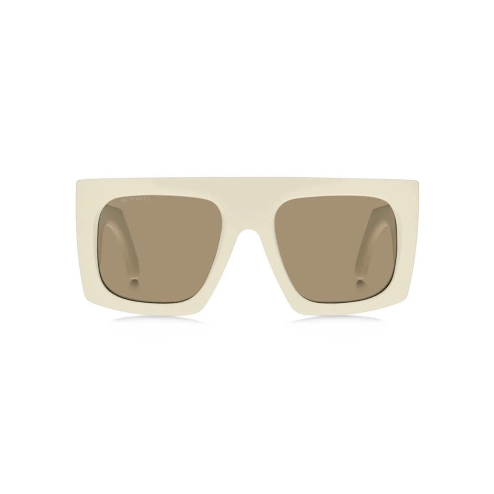Etro New Etro ETROSCREEN 0SZJ70 White Sunglasses Brown Lenses Size ONE SIZE - 2 Thumbnail