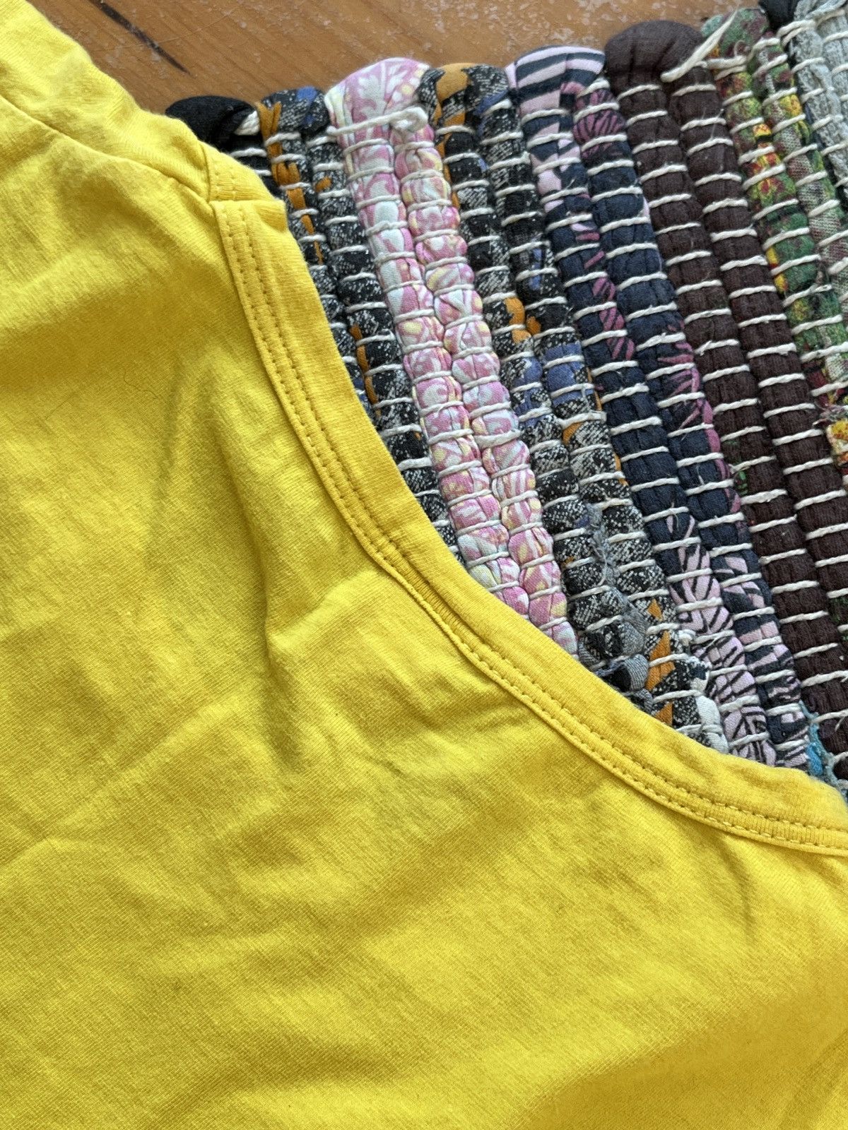 Dirk Bikkembergs × Vintage Bsg dirk bikkembergs jeans yellow tee t-shirt made in Italy Size US S / EU 44-46 / 1 - 8 Thumbnail