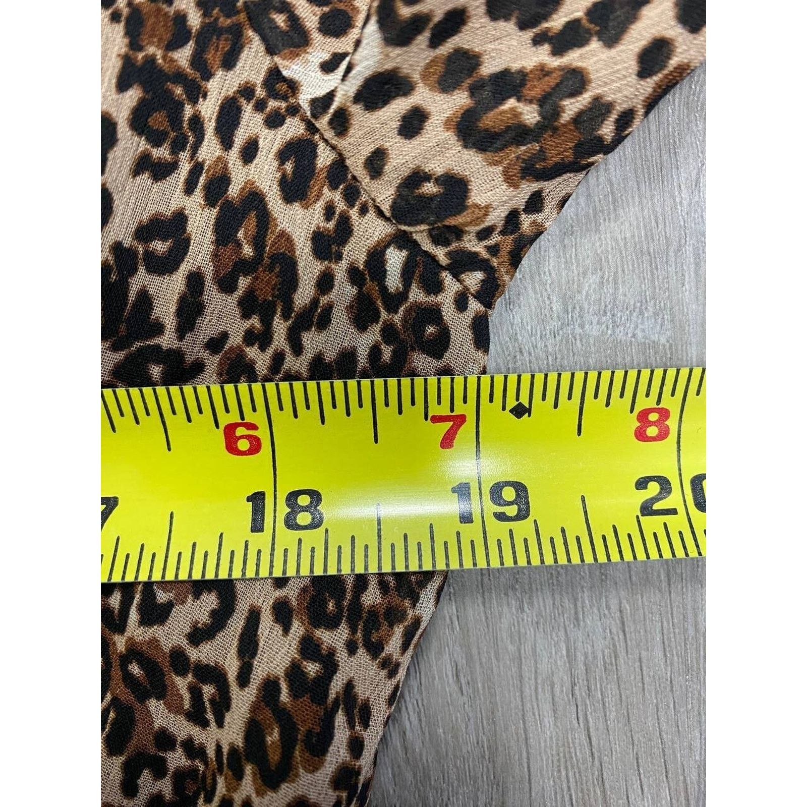 Other MSK Babydoll Animal Dress sheer leopard Pet M A000402 Size M / US 6-8 / IT 42-44 - 6 Thumbnail