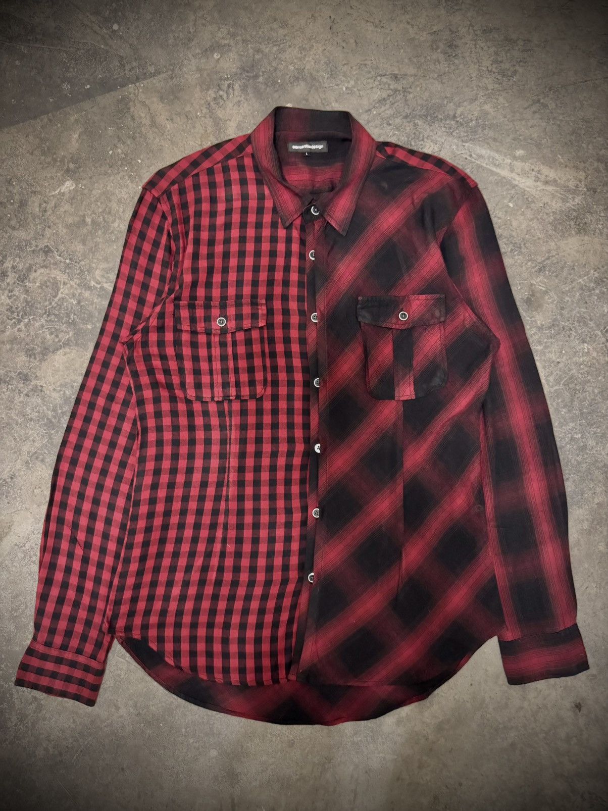 semanticdesign Rare semanticdesign Plaid Flannel Size US L / EU 52-54 / 3 - 1 Thumbnail