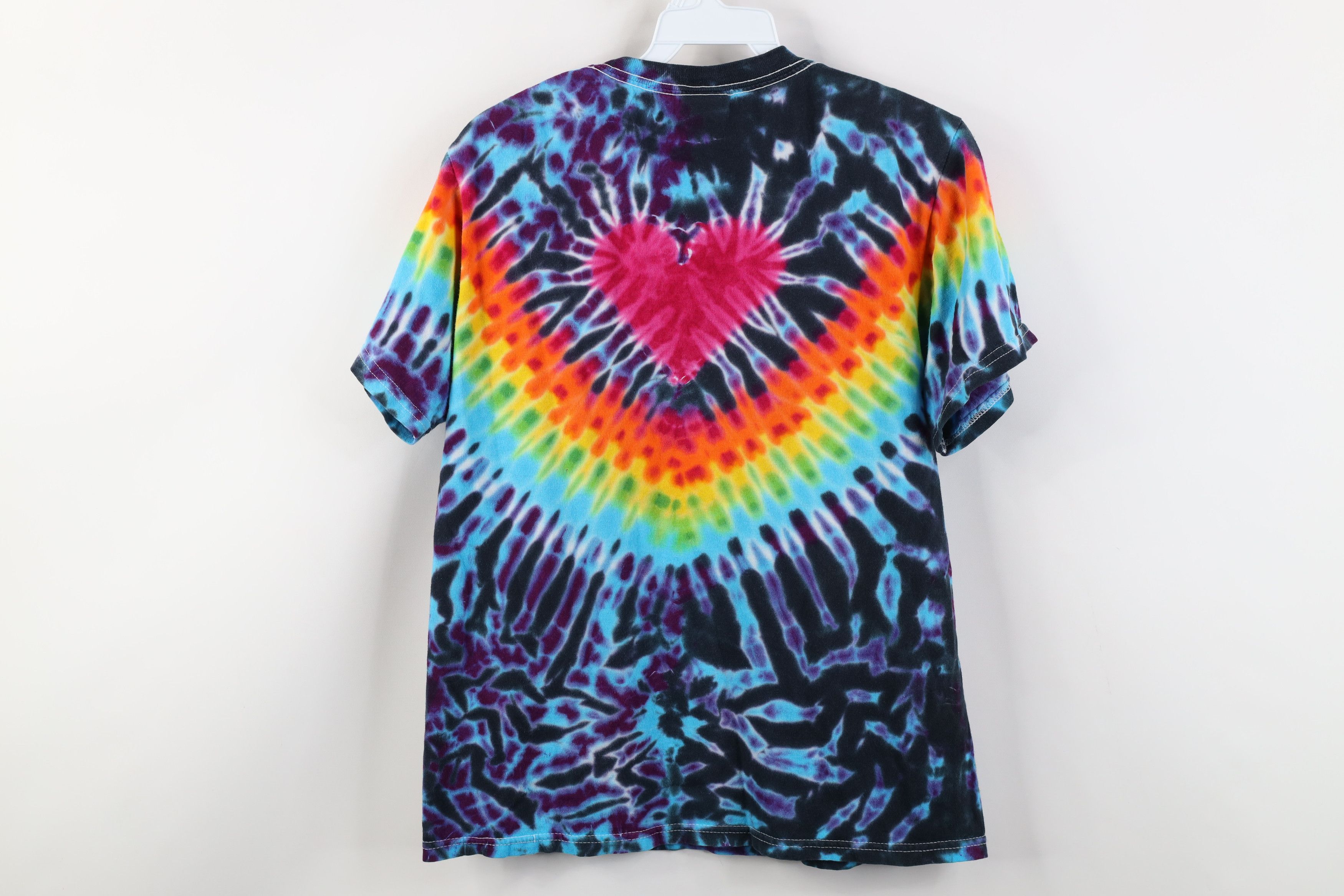 Vintage Vintage 90s Y2K Babydoll Tie Dye Heart Short Sleeve T-Shirt Size S / US 4 / IT 40 - 7 Thumbnail