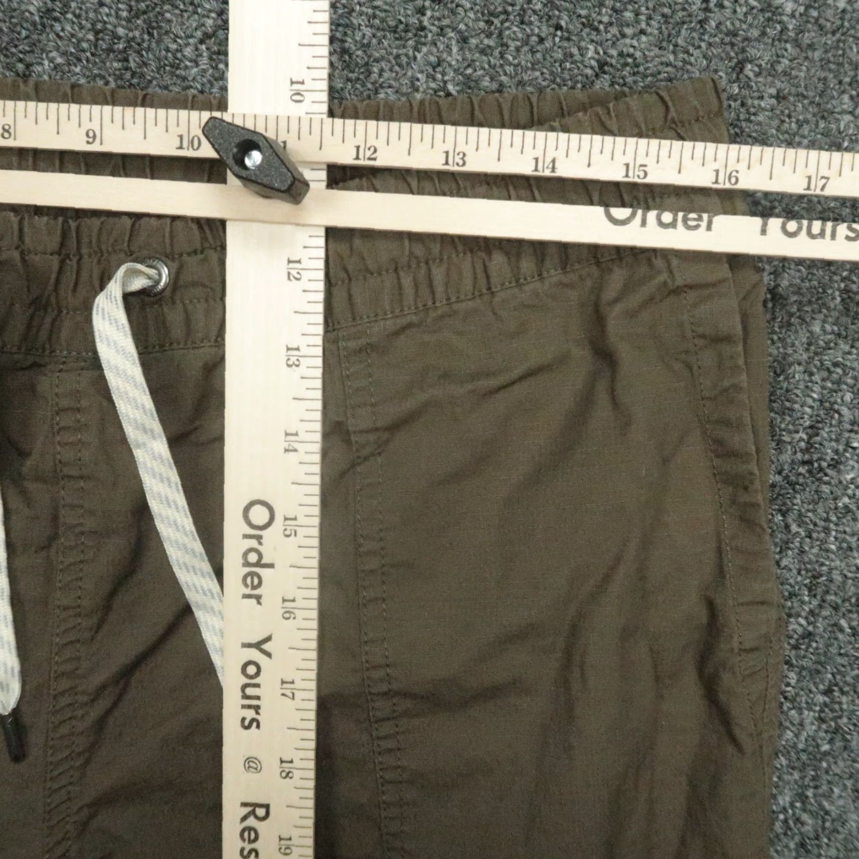 Vuori Vuori Pants Womens Medium Oregano Ripstop Chino Straight Stretch Zip Pocket Size 32" / US 10 / IT 46 - 7 Thumbnail
