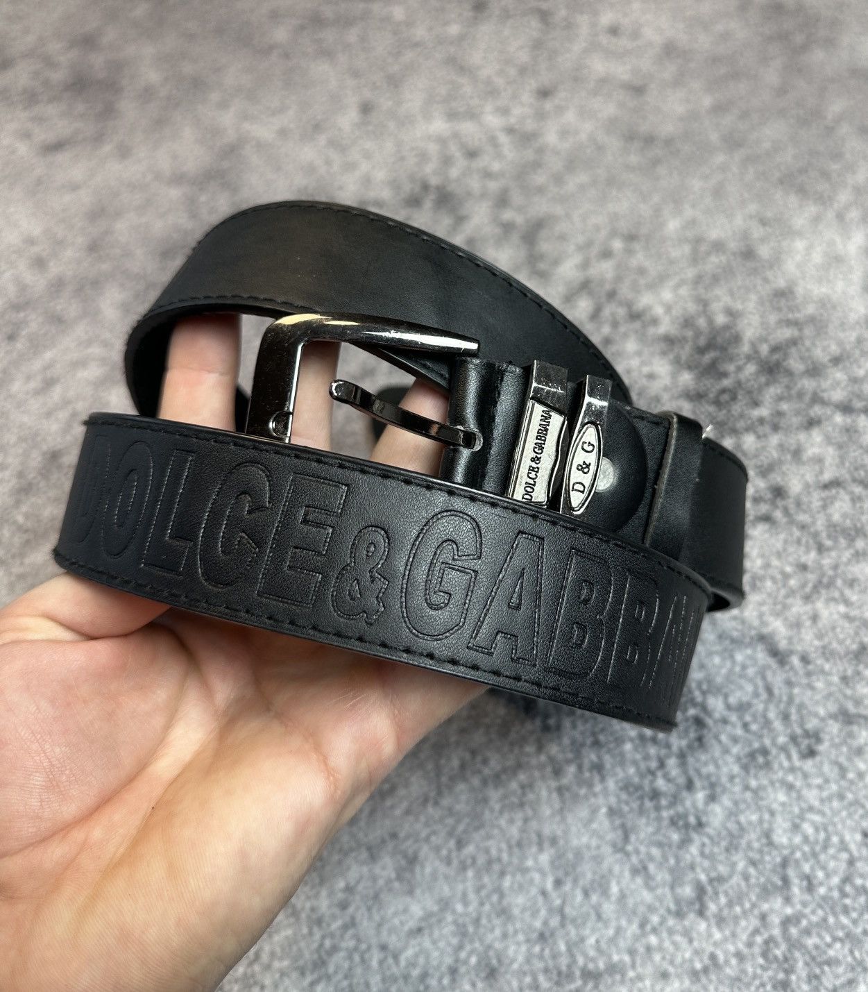 Other Y2K D&G Logo Dolce&Gabbana Logo Belts Streetwear Style Size ONE SIZE - 2 Thumbnail