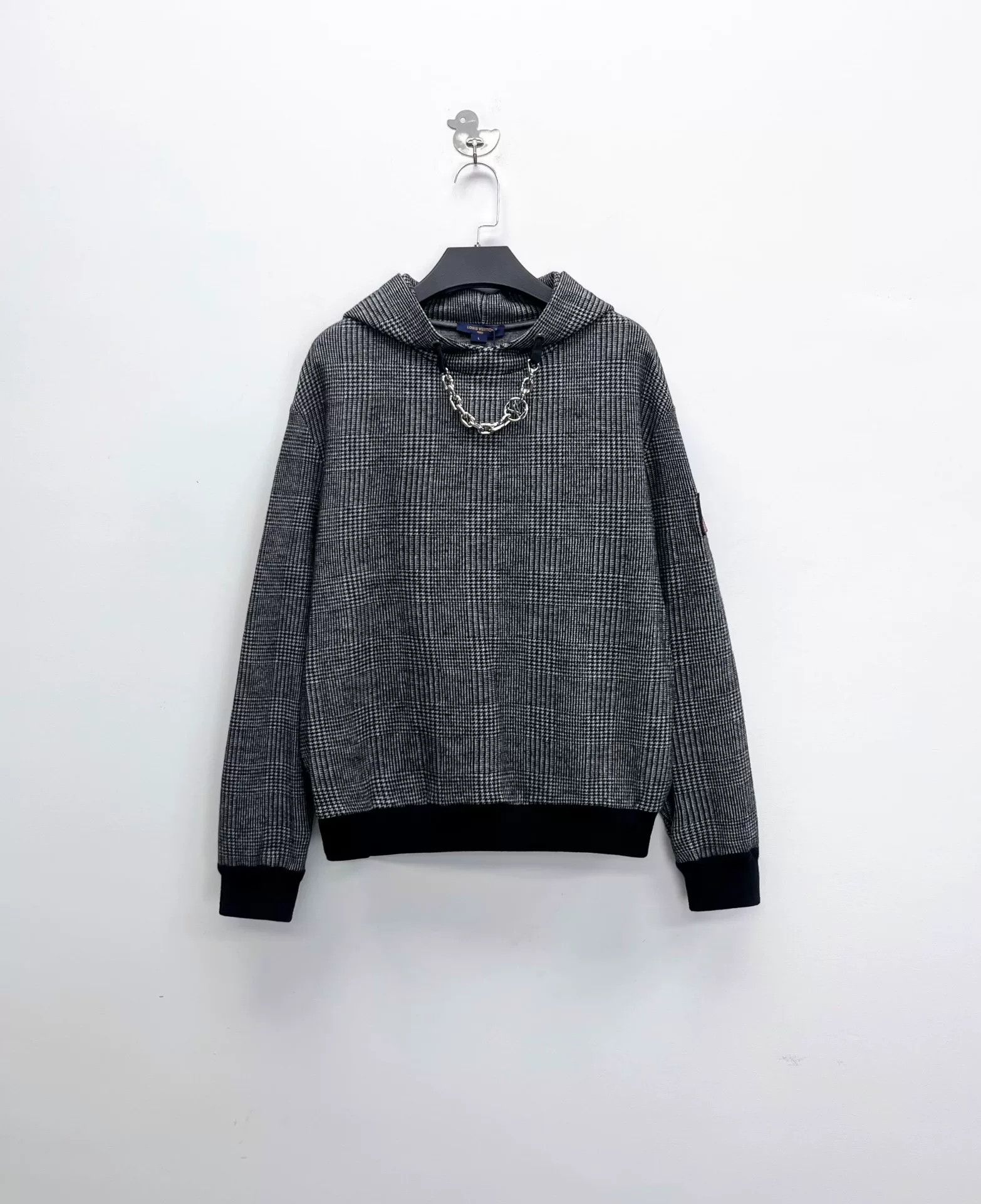 Louis Vuitton louis vuitton check pattern wool hoodie Size US L / EU 52-54 / 3 - 1 Thumbnail
