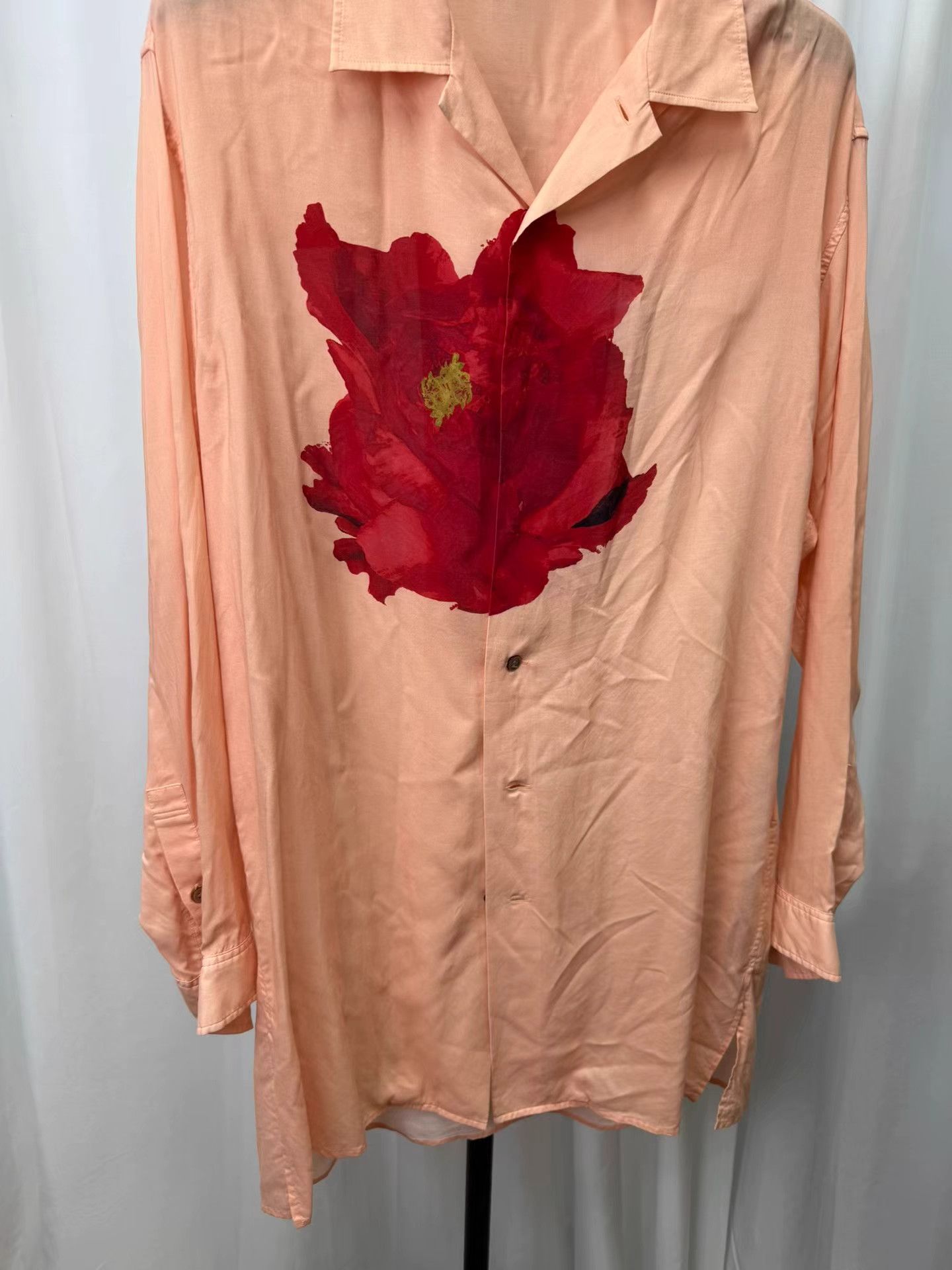 Yohji Yamamoto yohji yamamoto y's for men New Large Floral Shirt K20 Size US L / EU 52-54 / 3 - 4 Thumbnail