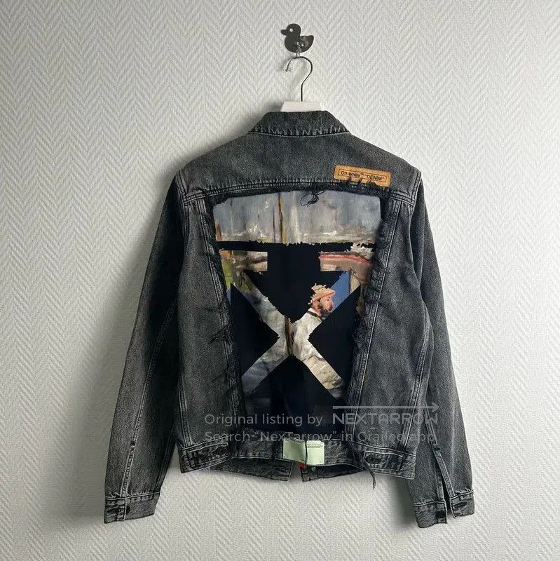 Off-White Off-White Black Denim Jacket for Men . Size US L / EU 52-54 / 3 - 3 Thumbnail