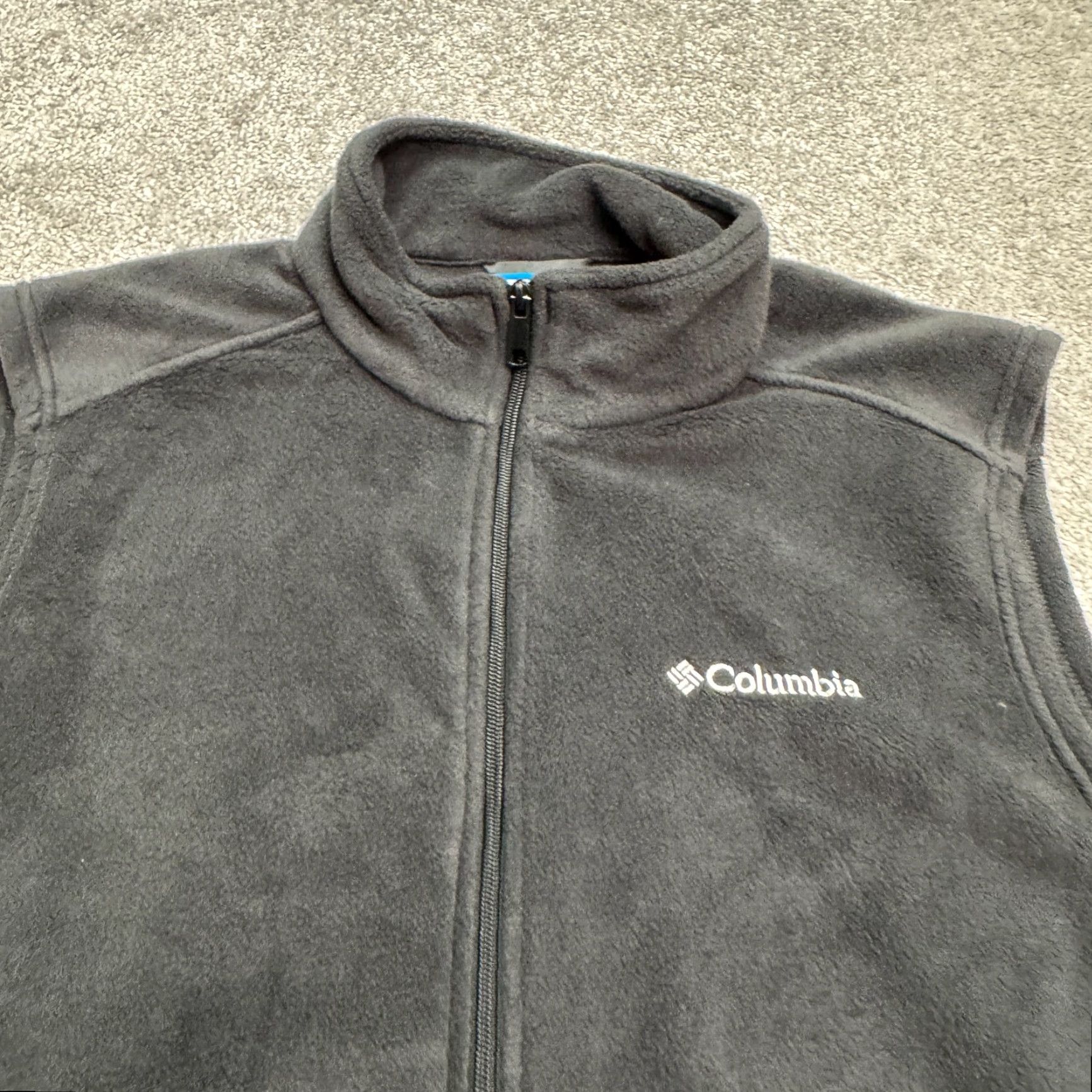 Vintage Columbia Steens Mountain Fleece Vest Mens Large Black Full Zip Outdoor Hiking Vest Size US L / EU 52-54 / 3 - 3 Thumbnail