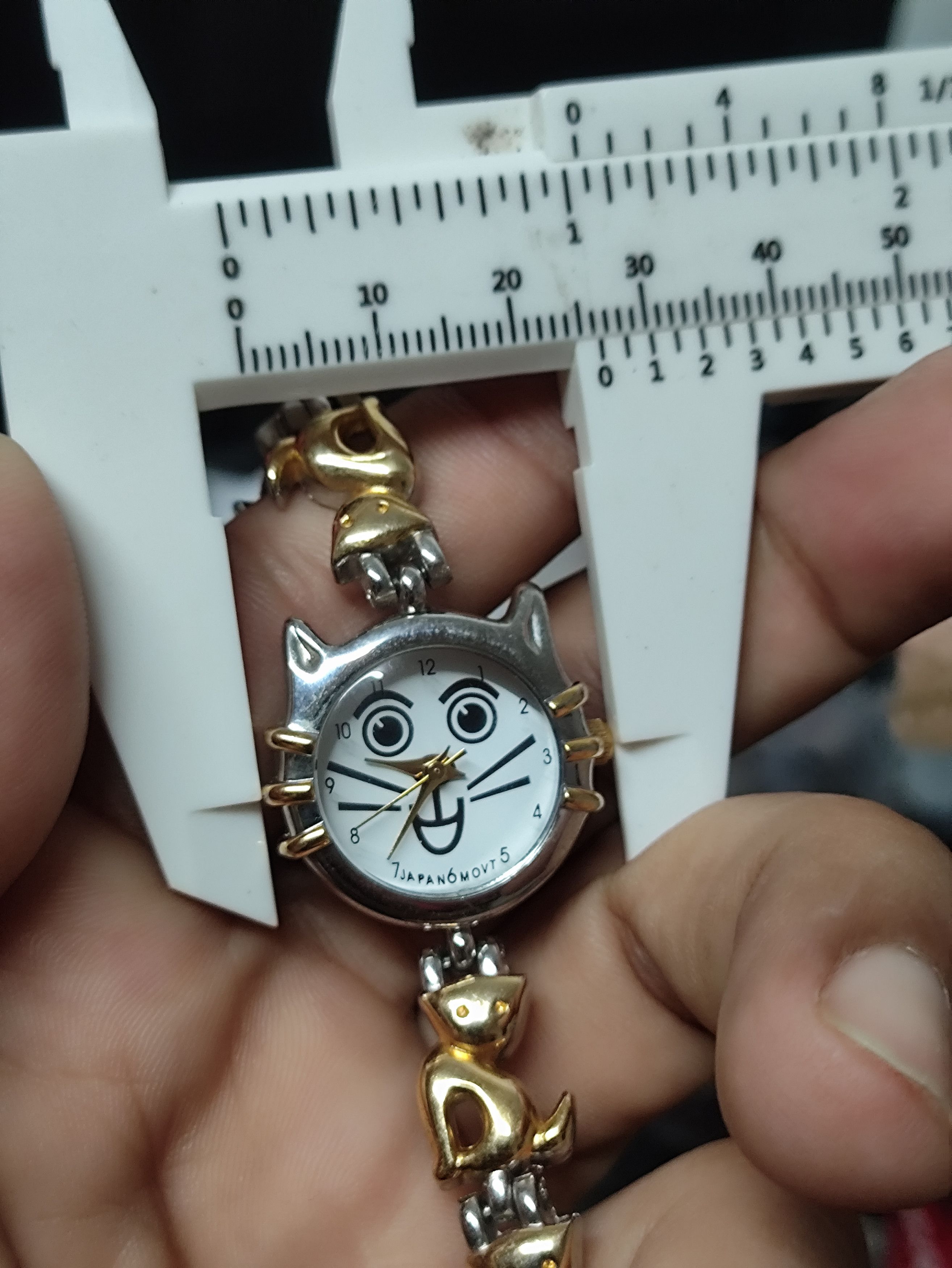 Japanese Brand × Vintage Kristine Quartz Watch Japan Made. Cat Shape Design Size ONE SIZE - 7 Thumbnail