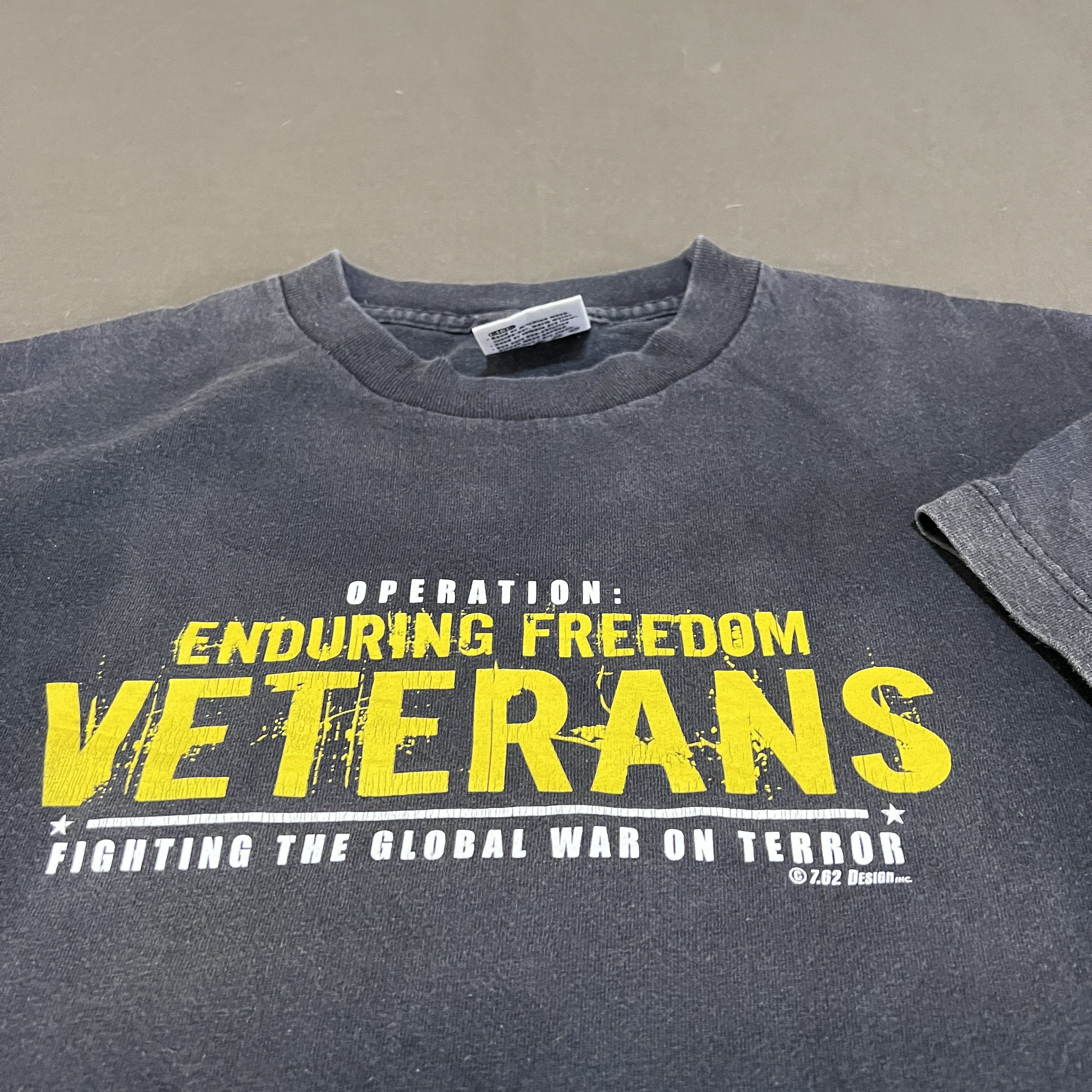 Vintage Vintage Y2K Operation Enduring Freedom Tee Faded Size US M / EU 48-50 / 2 - 6 Thumbnail