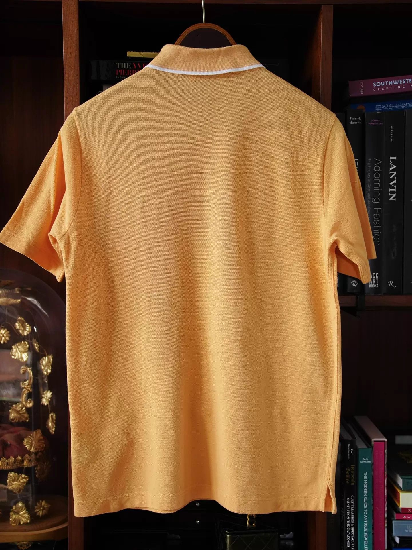 Hermes Men's Hermes Mango Yellow Cotton Polo M Mint Size US M / EU 48-50 / 2 - 4 Thumbnail