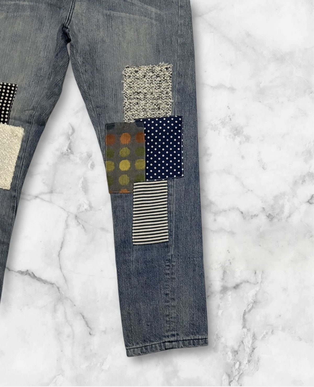 Vintage Somari Streetwear Pant Distressed Denim Size US 28 / EU 44 - 6 Thumbnail