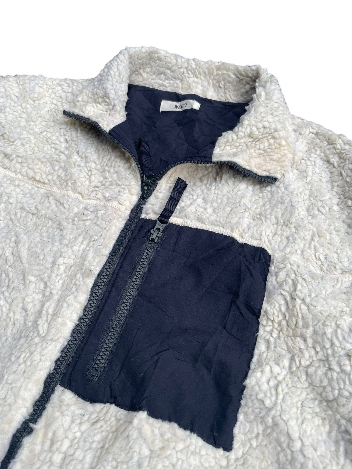 Japanese Brand Wego Fleece Jacket Size US L / EU 52-54 / 3 - 4 Thumbnail