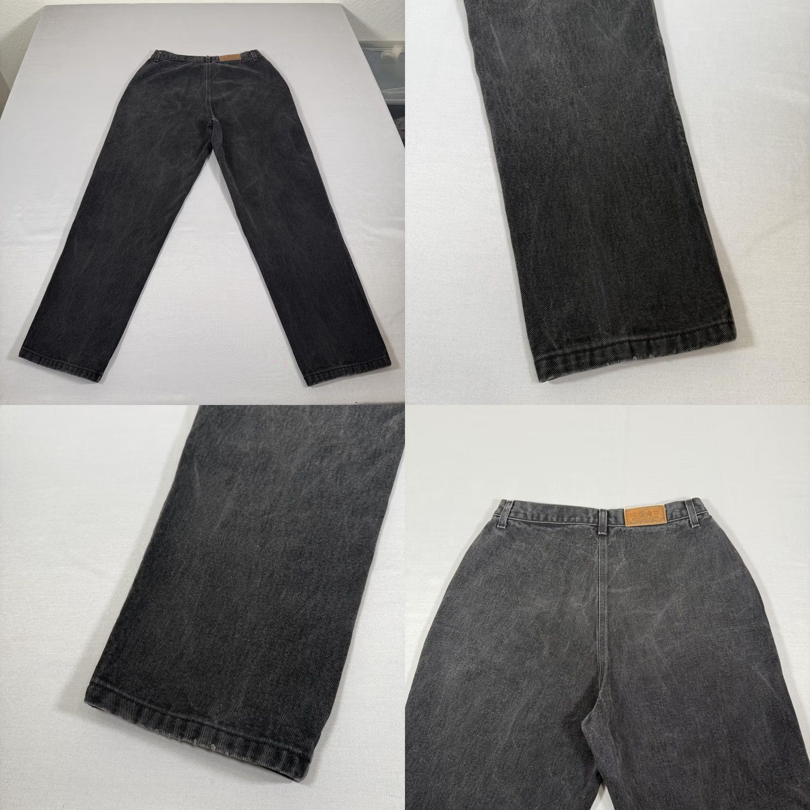 Vintage VINTAGE Rockies Denim Jeans Womens 15 Black Charcoal Wash 90s Western 30 Inseam Straight Jeans Mens? Womens Size 36" / US 14 / IT 50 - 9 Thumbnail