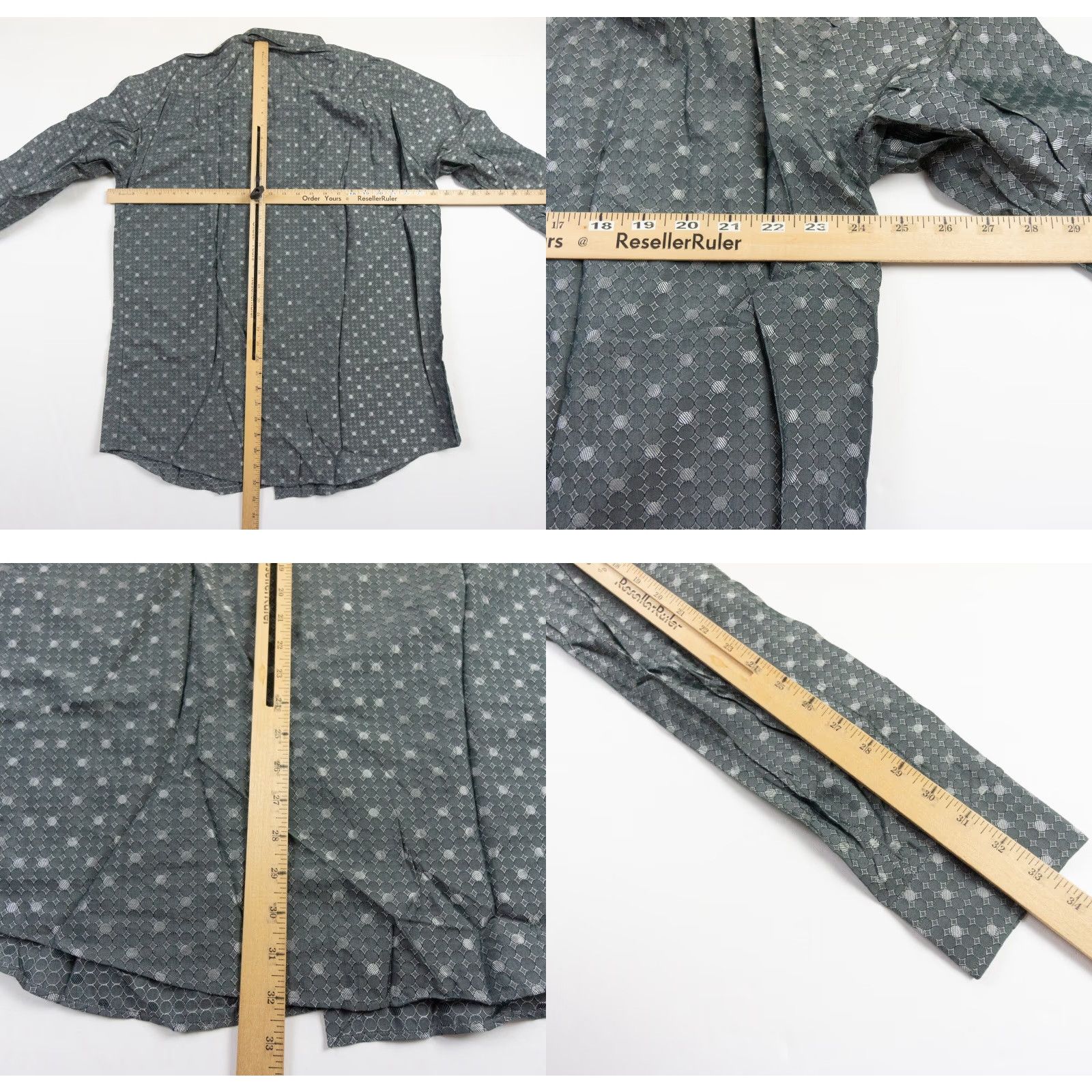 Zanella Zanella Button Up Shirt Mens XL Gray Long Sleeve Collared Preppy Workwear Size US XL / EU 56 / 4 - 8 Thumbnail