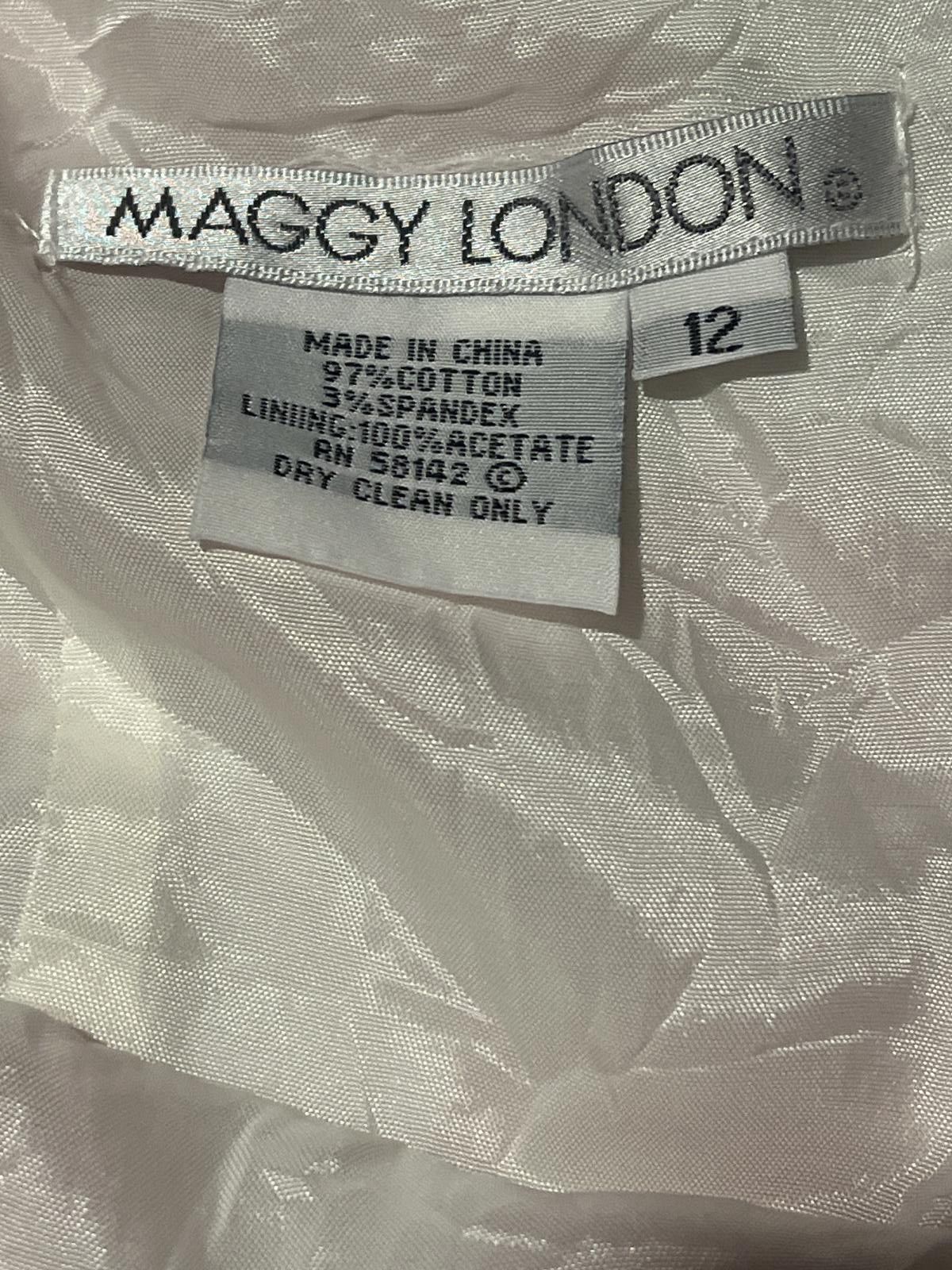 Other Maggy London 12 Women's Casual Dress Orange Floral spring Size XL / US 12-14 / IT 48-50 - 5 Thumbnail