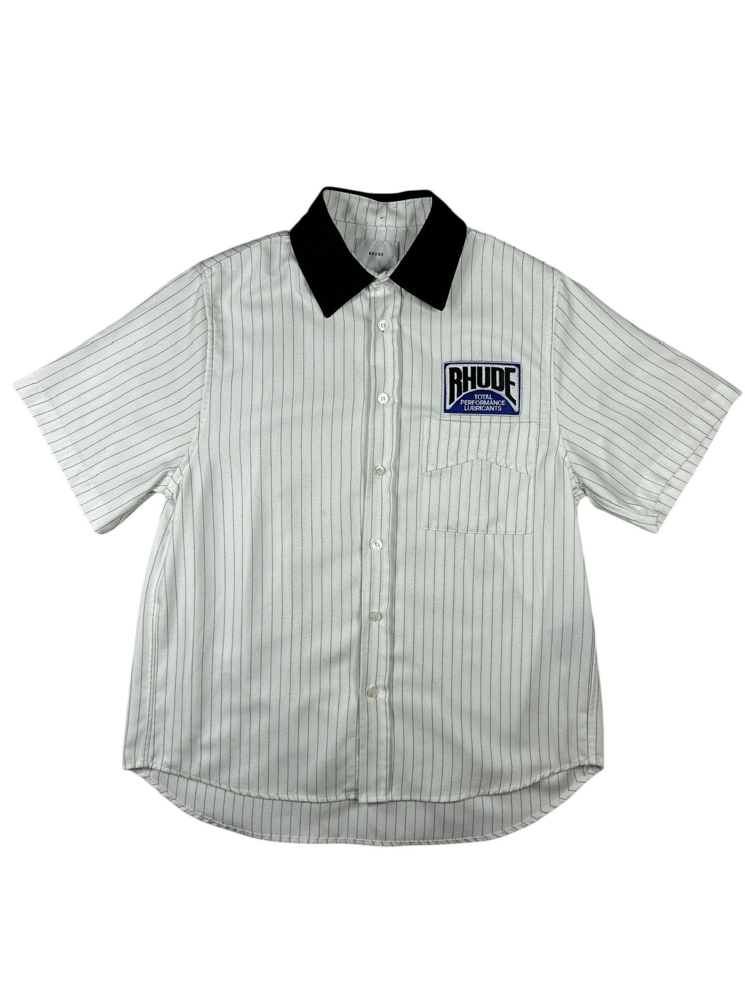 Rhude Rhude Twill Stripped Mechanic Shirt Size US M / EU 48-50 / 2 - 1 Thumbnail